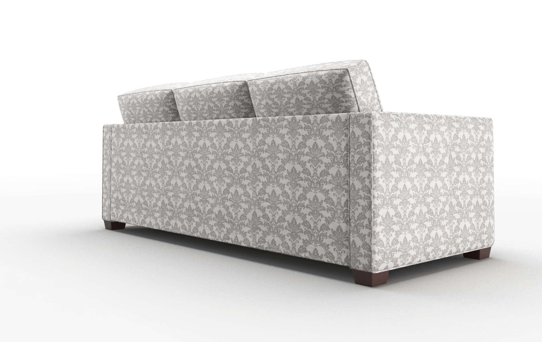 Calgary Bergamo Dove Sofa espresso legs 5