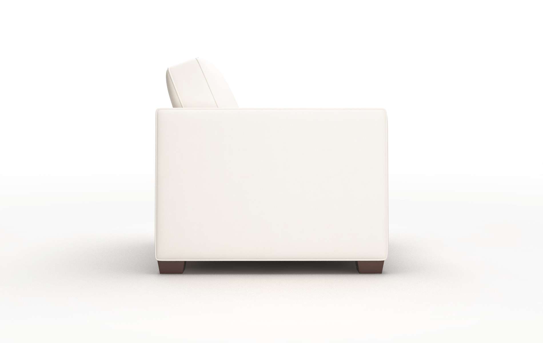 Calgary Blanche Milky Chair espresso legs 3