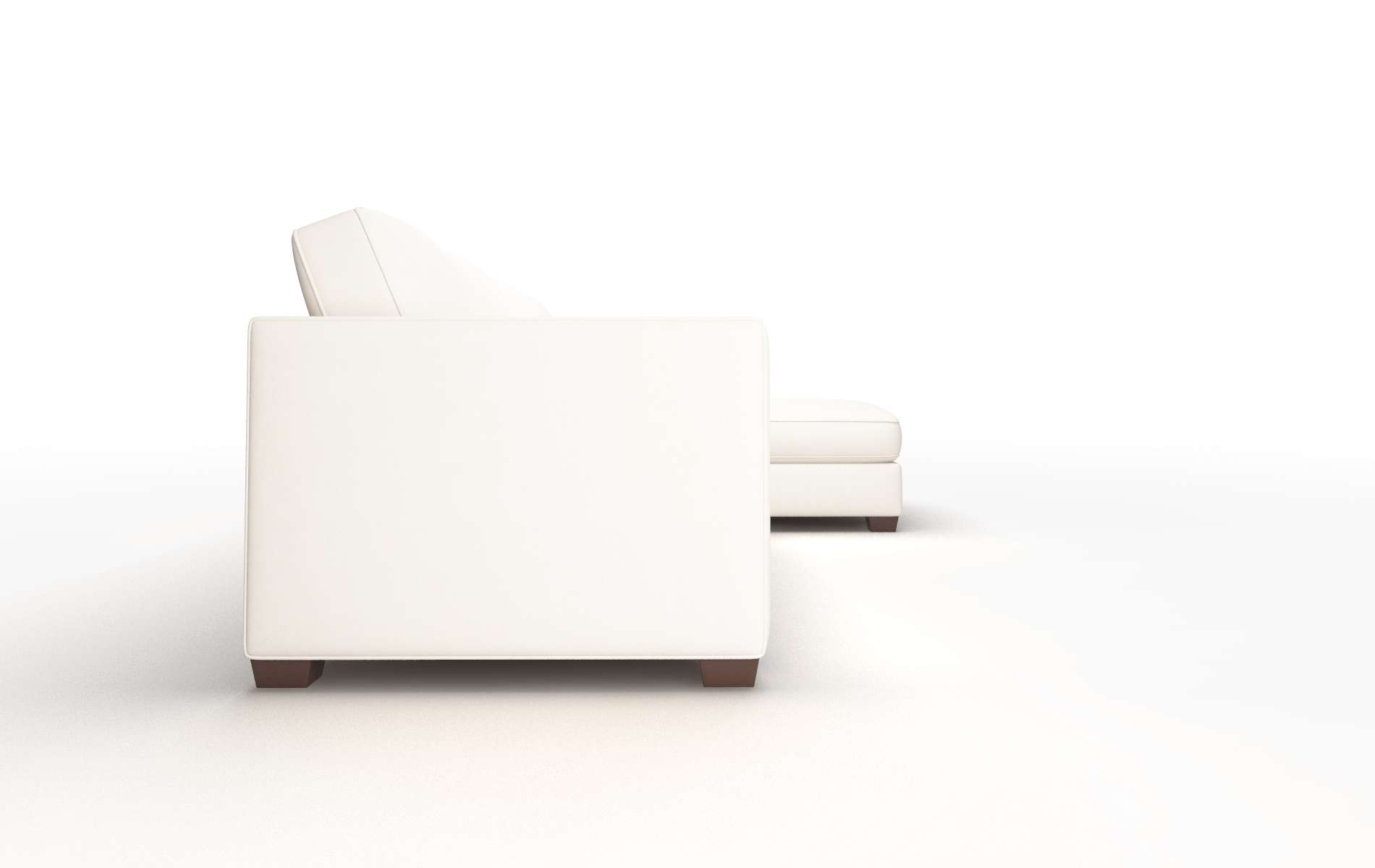 Calgary Blanche Milky Panel espresso legs 3