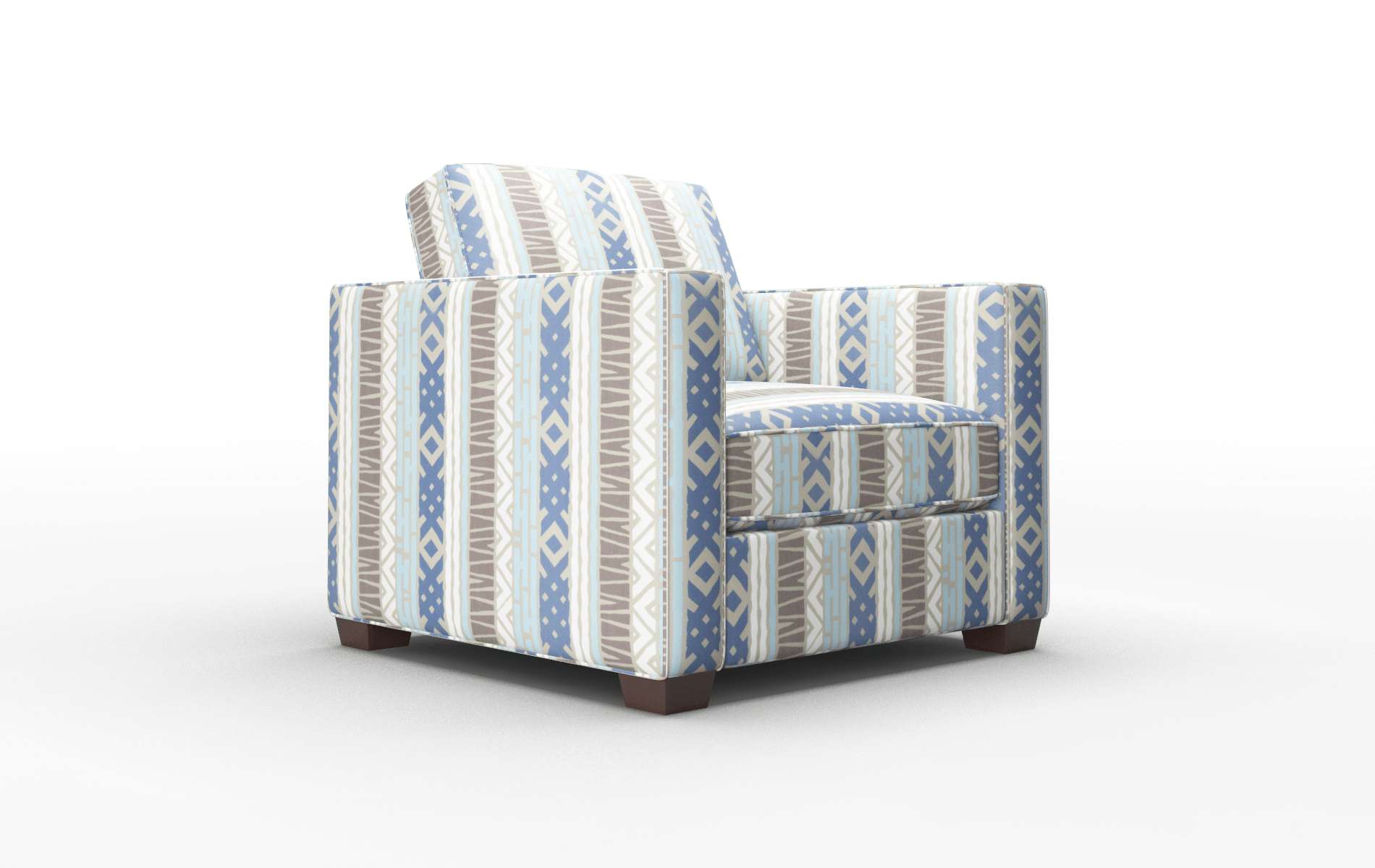 Calgary Bodhi Indigo Chair espresso legs 2