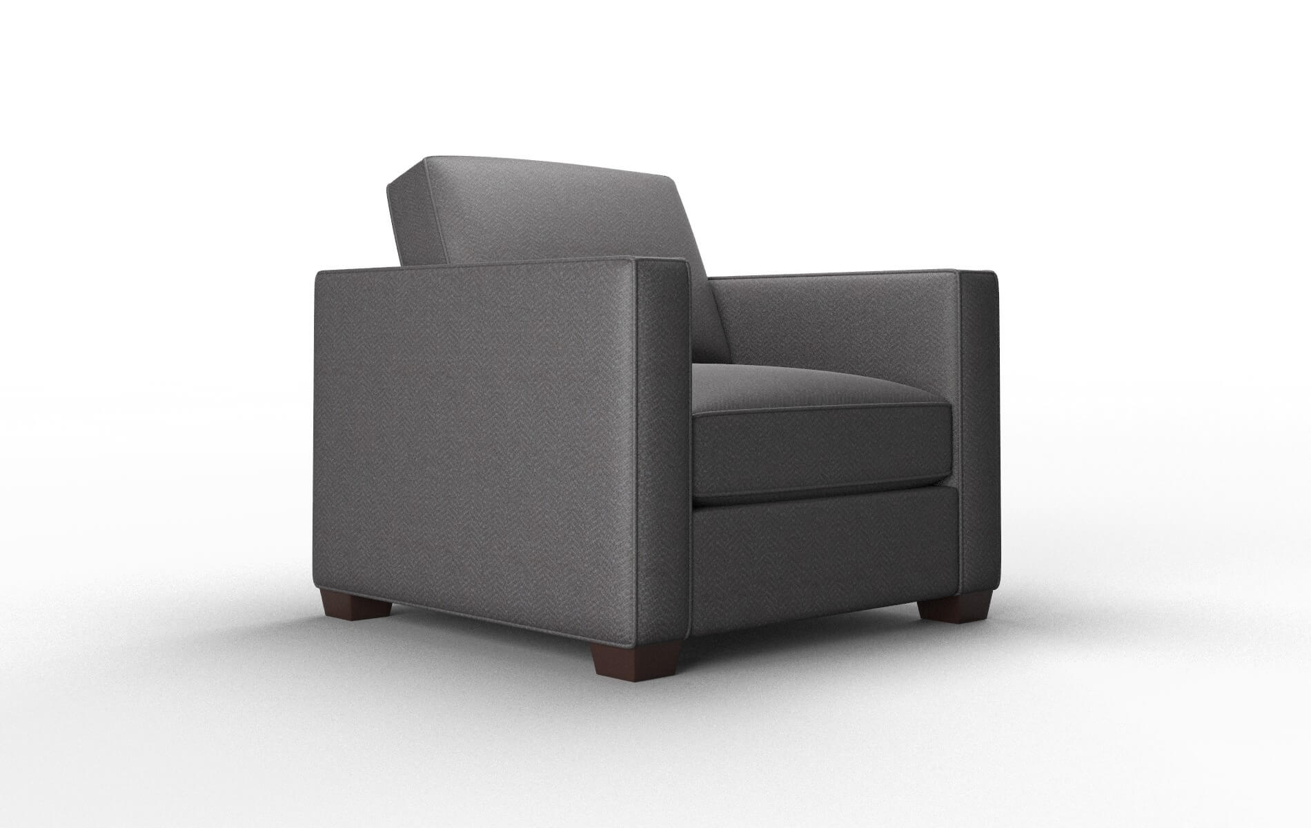 Calgary Catalina Charcoal Chair espresso legs 2