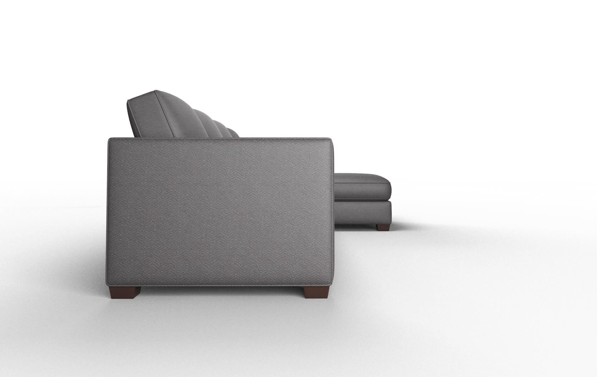 Calgary Catalina Charcoal Panel espresso legs 3