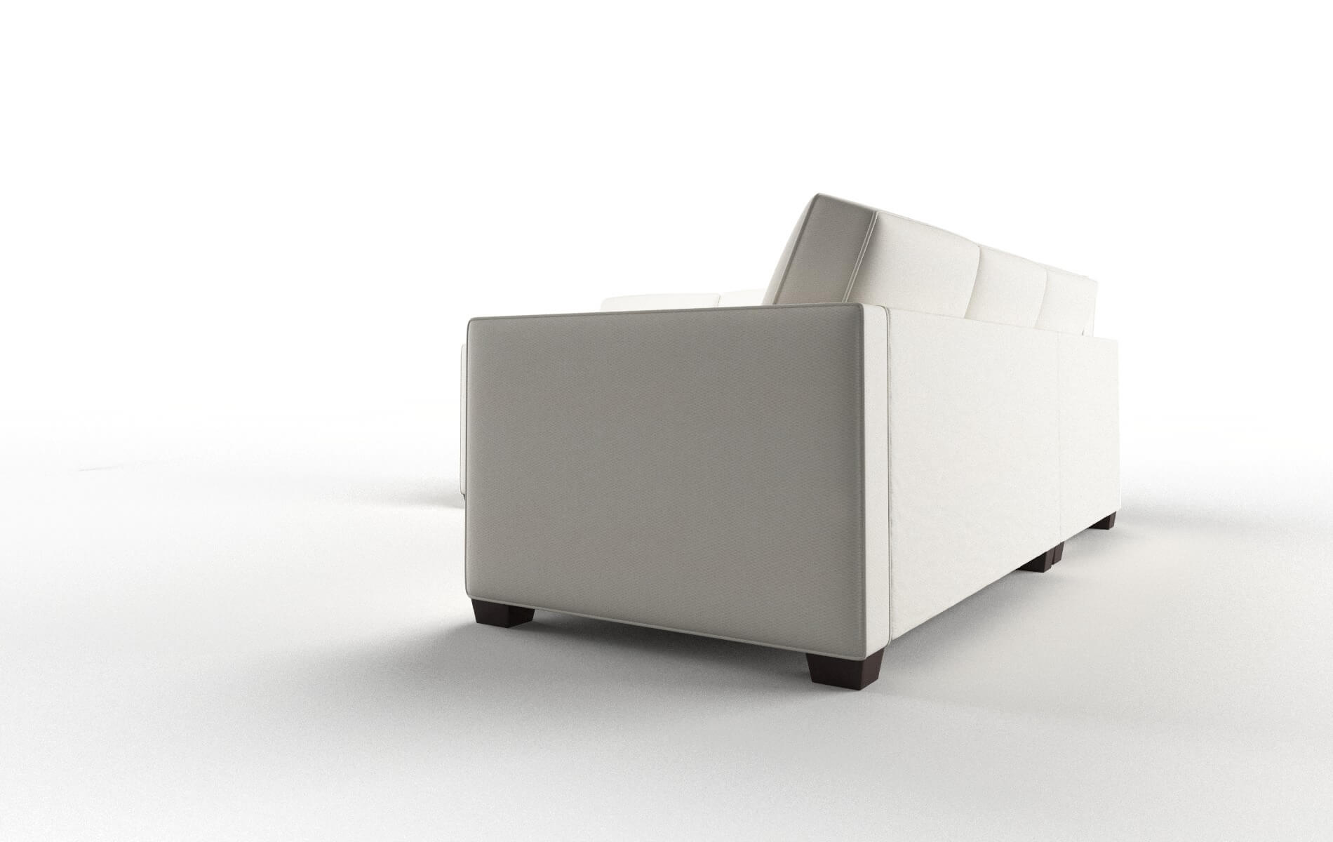 Calgary Chance Bone Sectional espresso legs 4