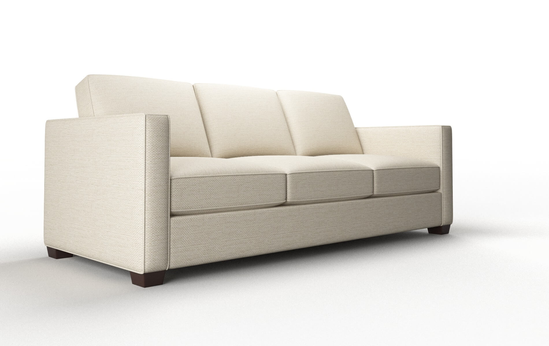 Calgary Chance Sand Sofa espresso legs 2