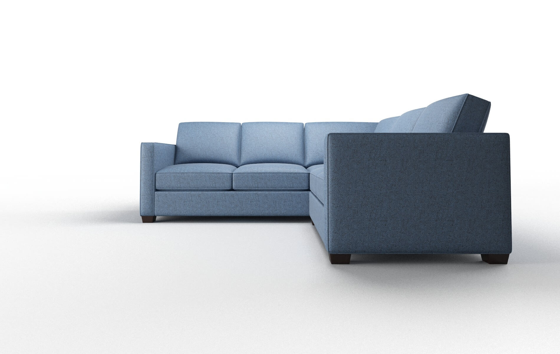 Calgary Clyde Deep_ocean Sectional espresso legs 5