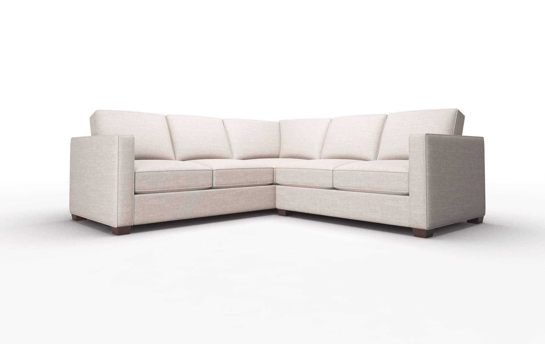Calgary Clyde Dolphin Sectional espresso legs 1