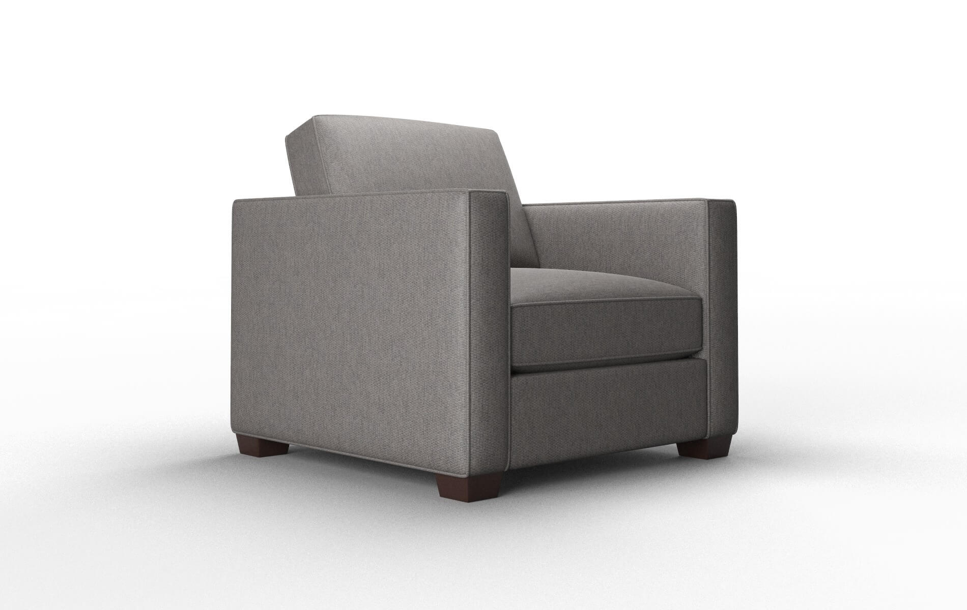 Calgary Cosmo Charcoal Chair espresso legs 2