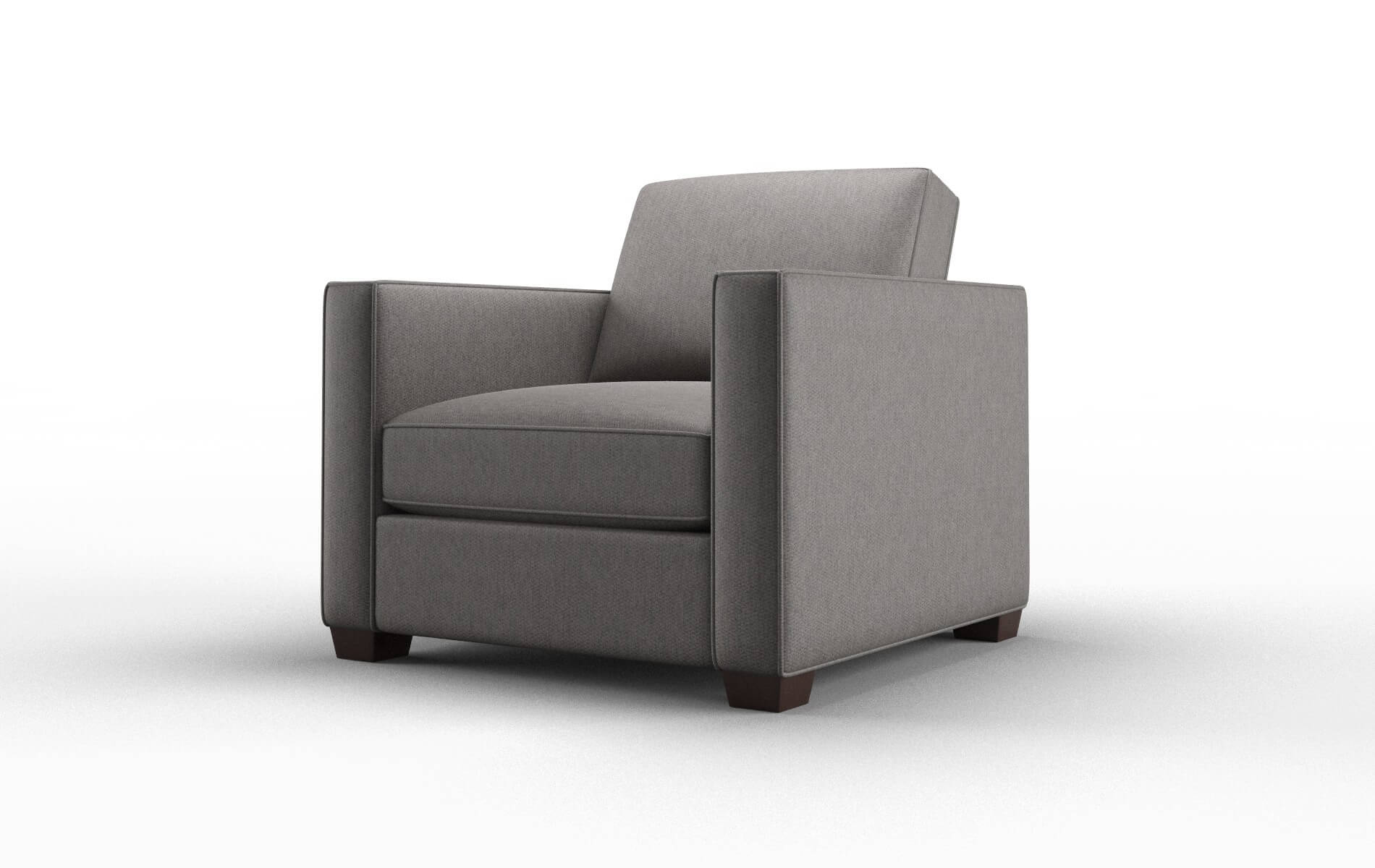 Calgary Cosmo Charcoal Chair espresso legs 4