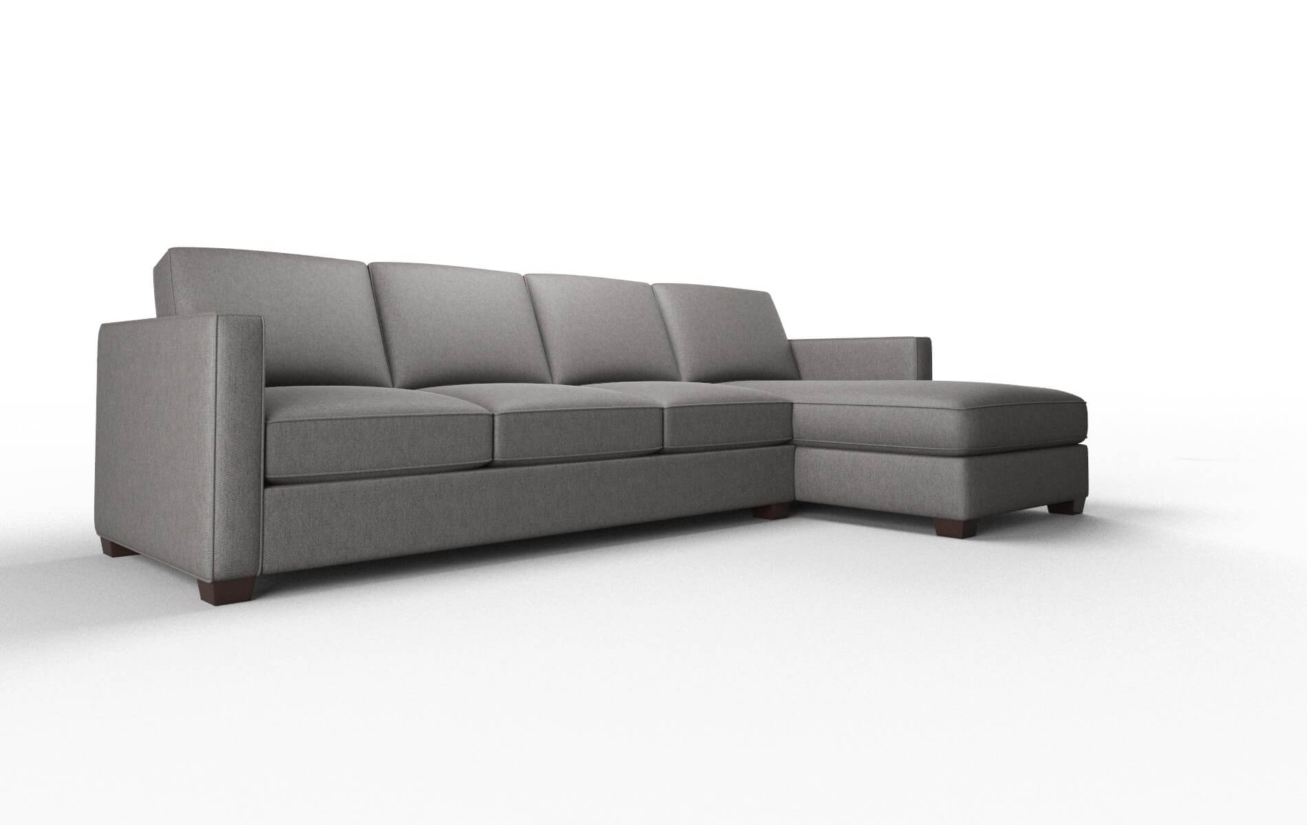 Calgary Cosmo Charcoal Panel espresso legs 2