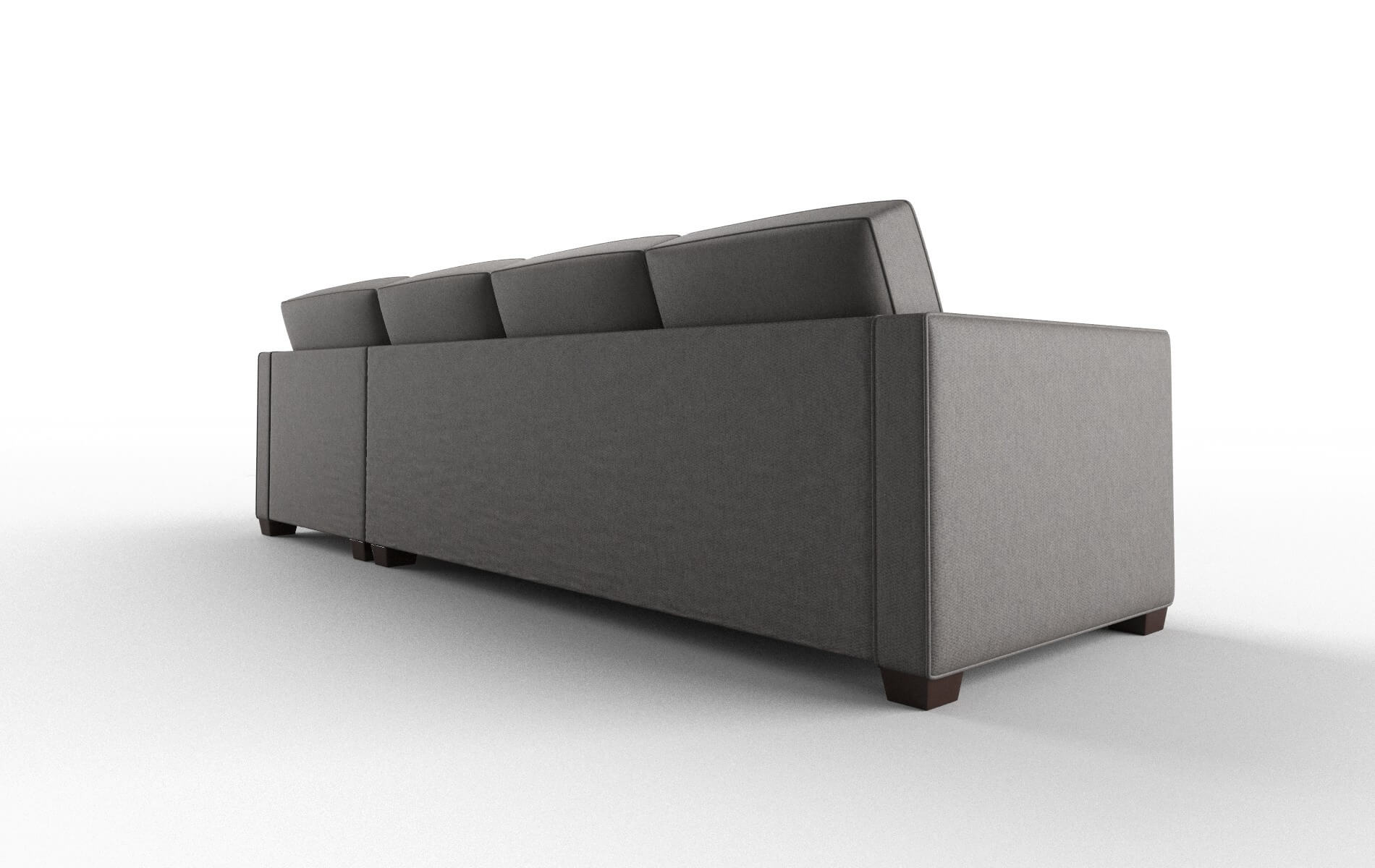 Calgary Cosmo Charcoal Panel espresso legs 5