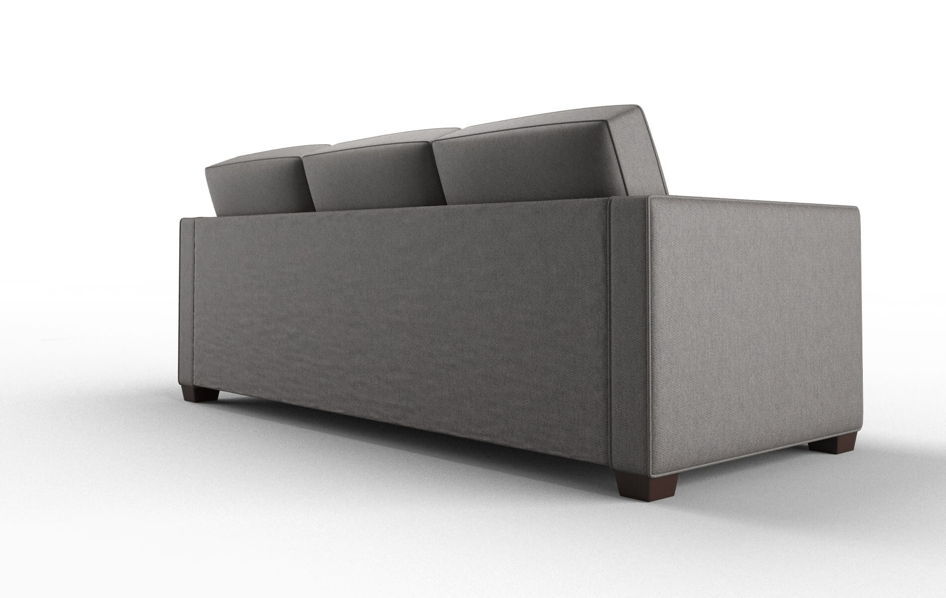 Calgary Cosmo Charcoal Sofa espresso legs 5