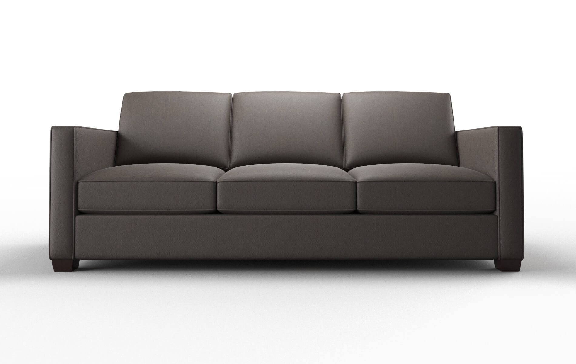 Calgary Cosmo Chocolate Sofa espresso legs 1