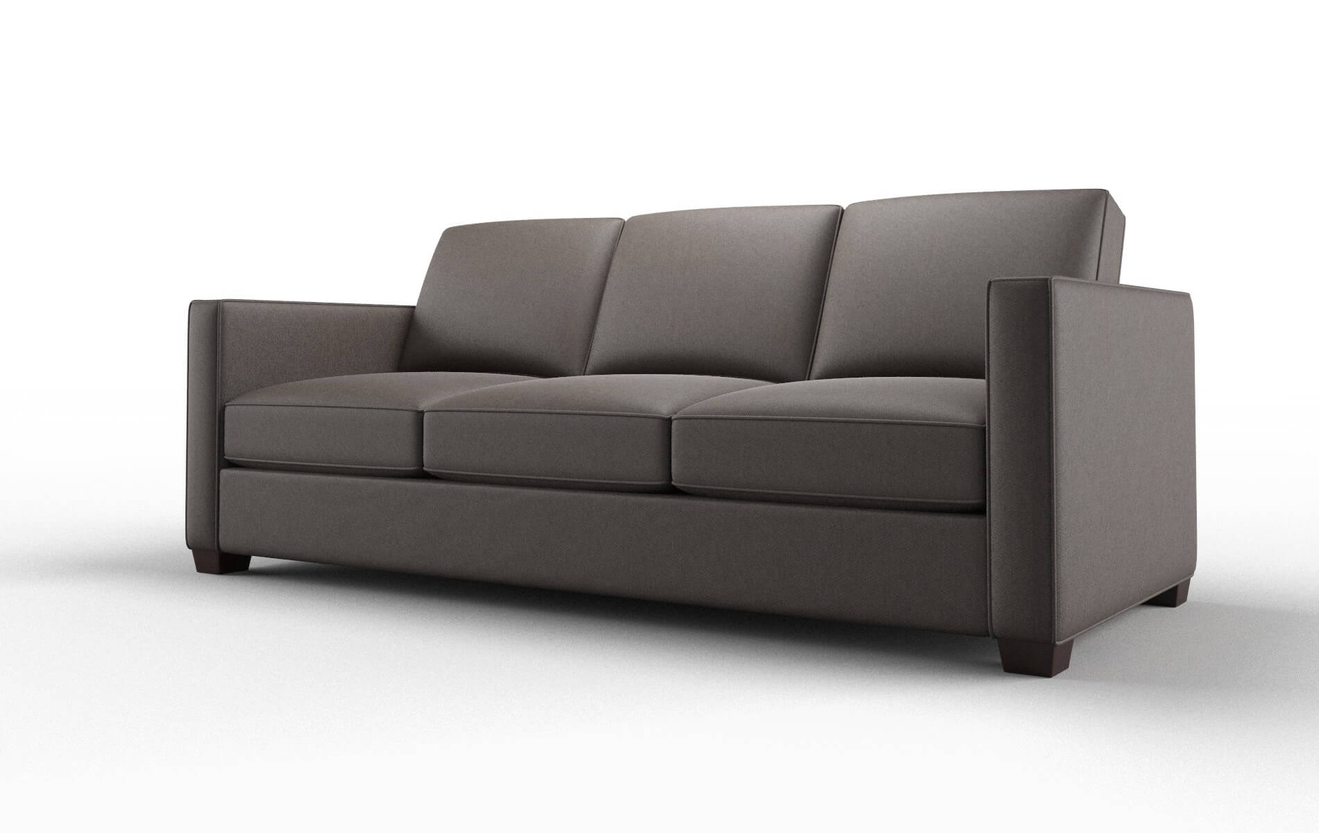 Calgary Cosmo Chocolate Sofa espresso legs 4
