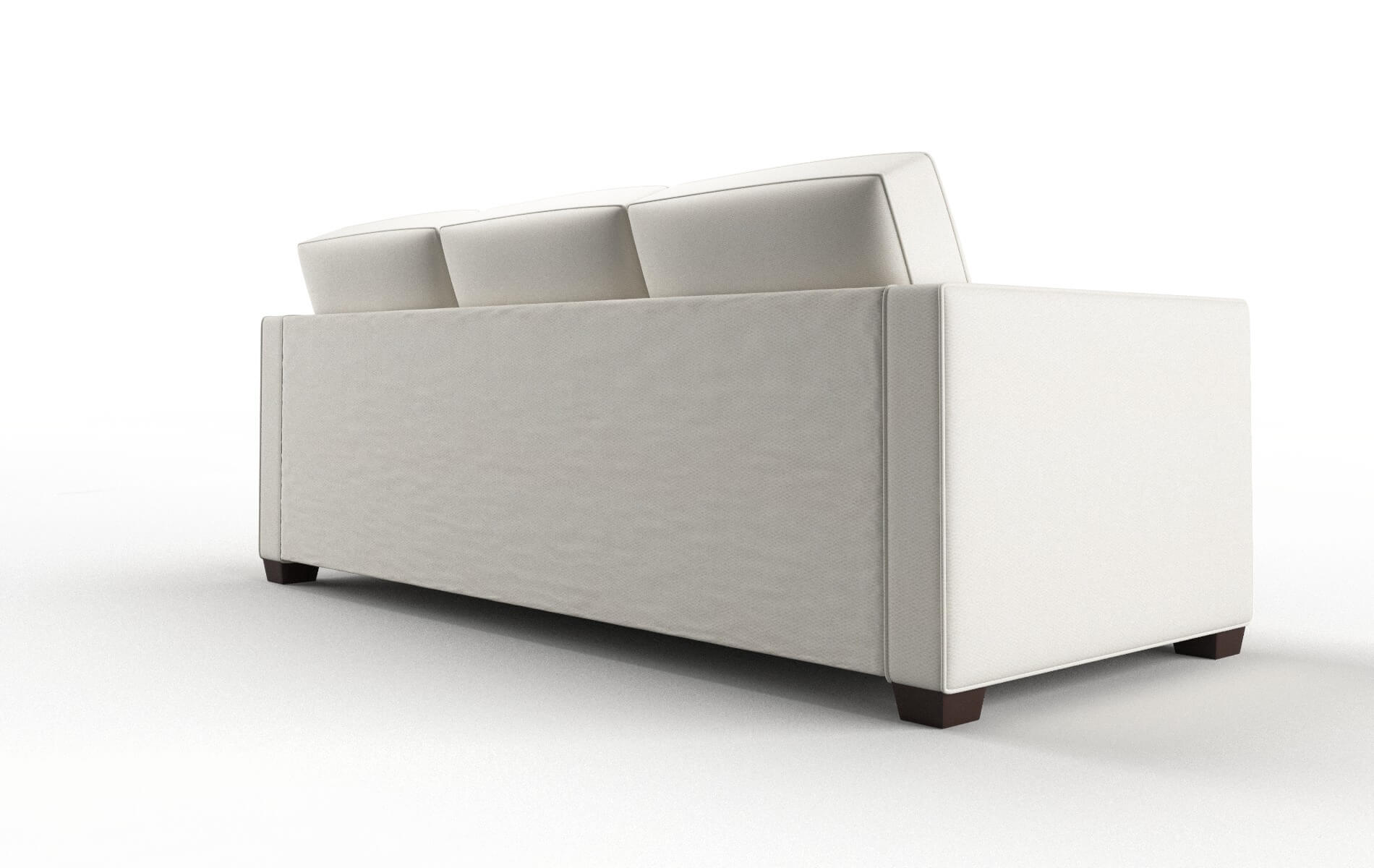 Calgary Cosmo Ivory Sofa espresso legs 5