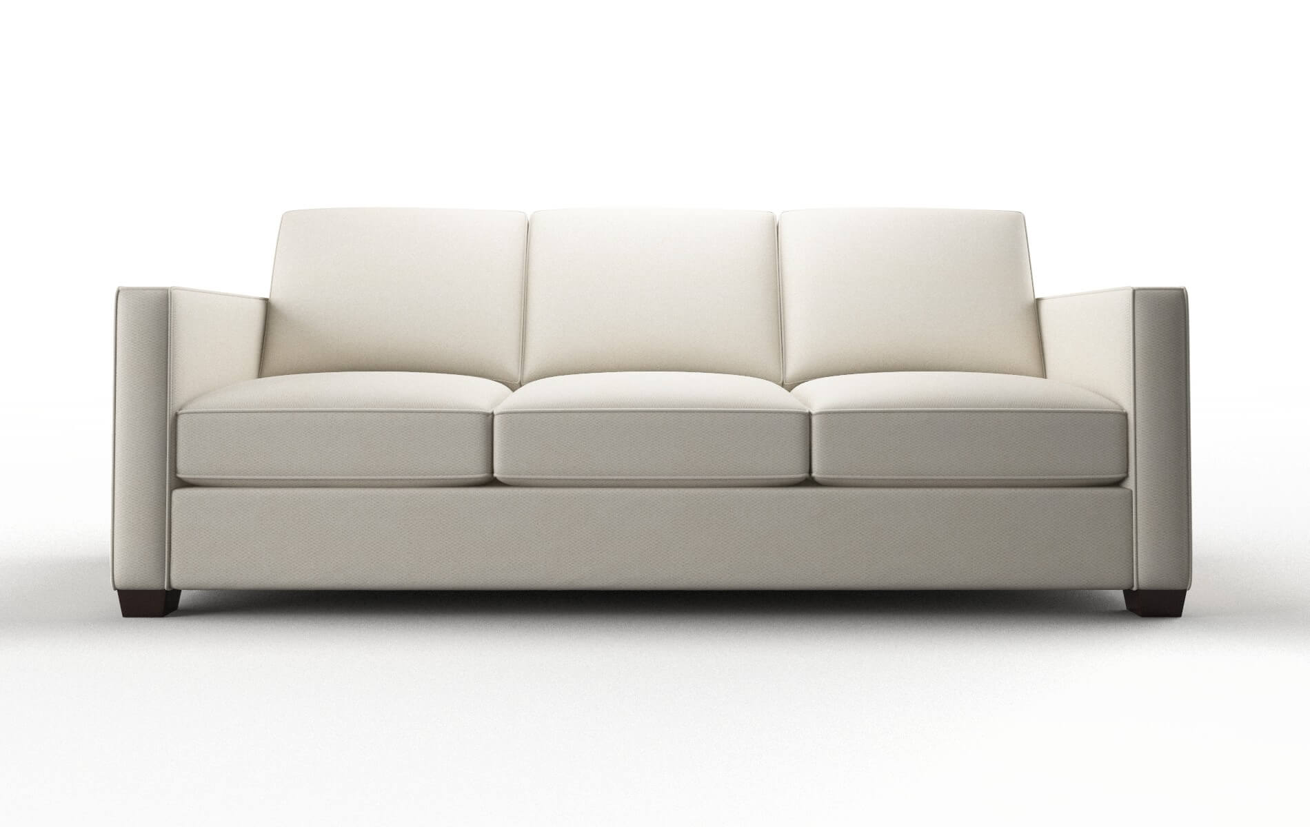 Calgary Cosmo Sand Sofa espresso legs 1