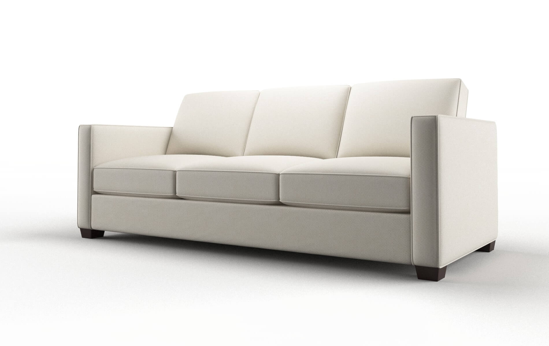 Calgary Cosmo Sand Sofa espresso legs 4