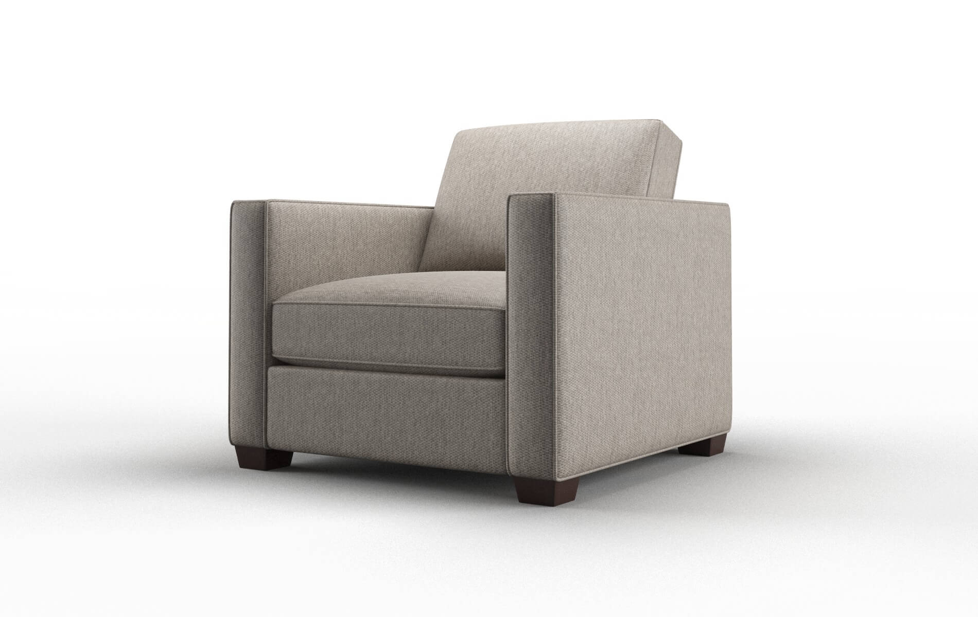 Calgary Cosmo Taupe Chair espresso legs 4