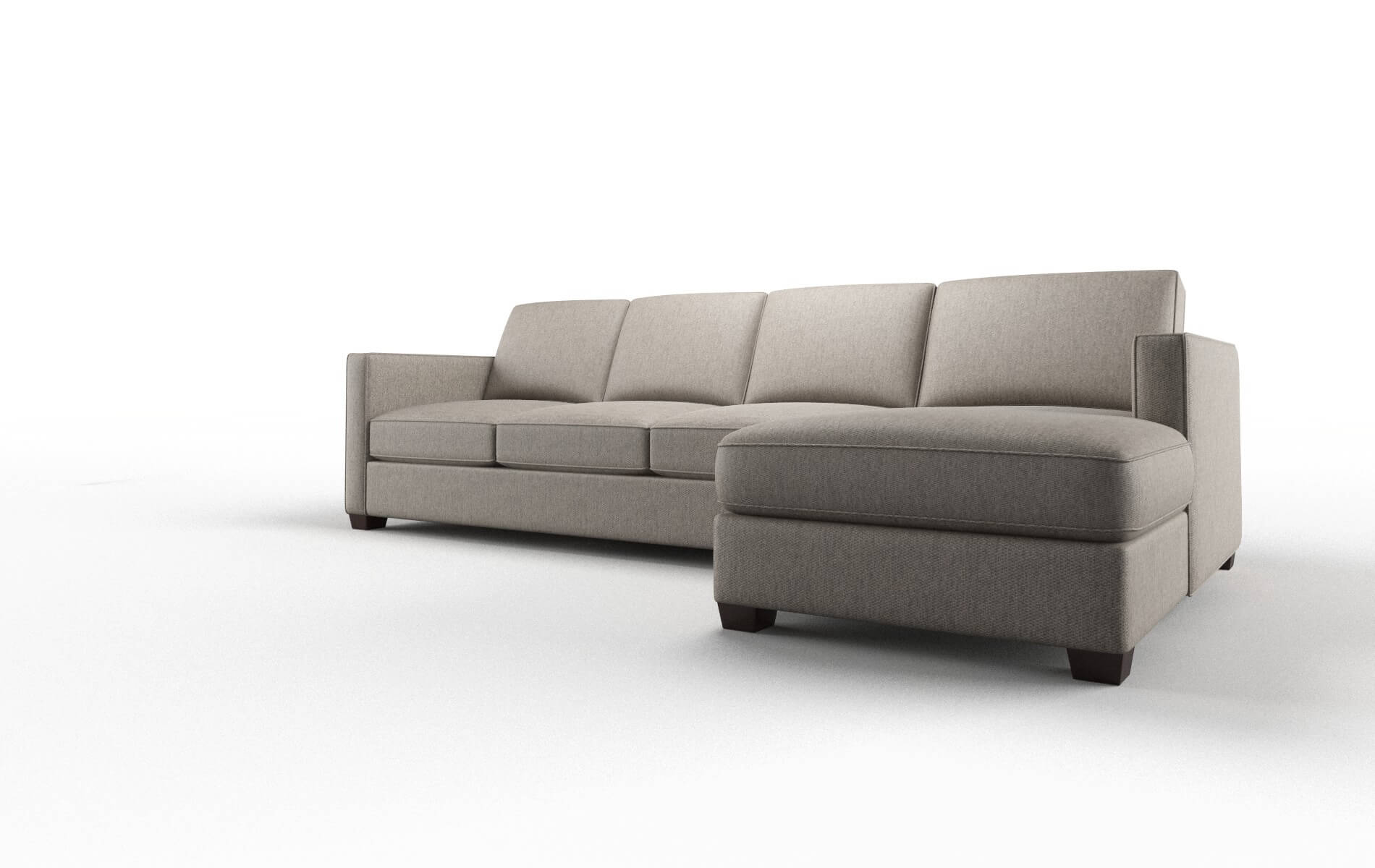 Calgary Cosmo Taupe Panel espresso legs 4