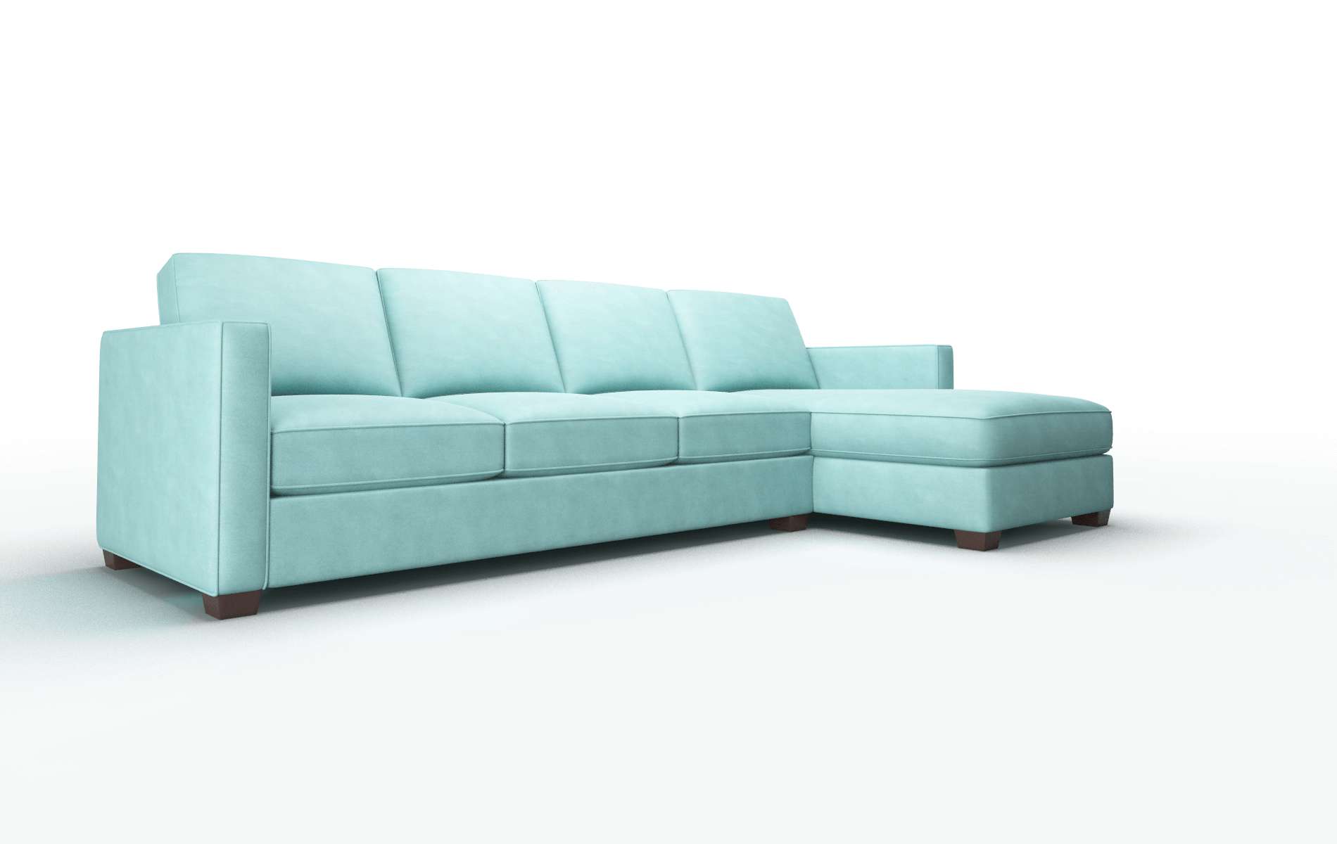 Calgary Curious Turquoise Panel espresso legs 2