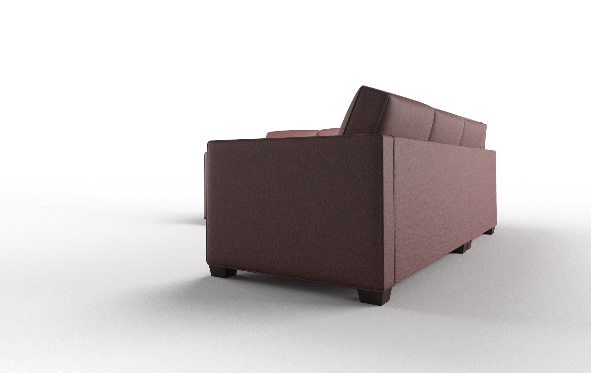 Calgary Derby Berry Sectional espresso legs 4