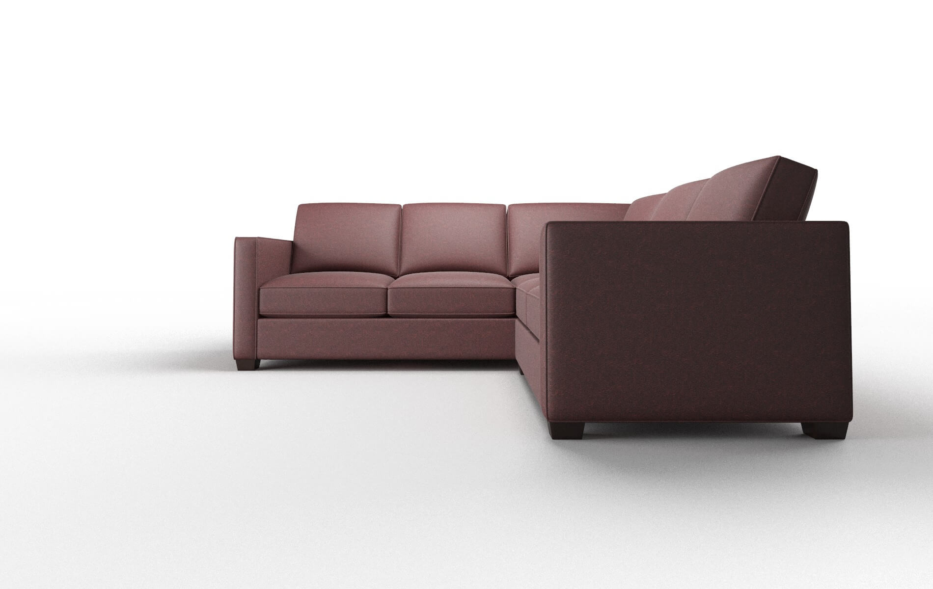 Calgary Derby Berry Sectional espresso legs 5