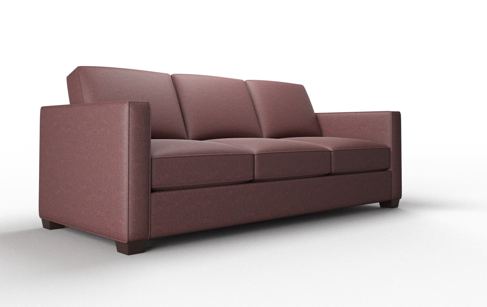 Calgary Derby Berry Sofa espresso legs 2
