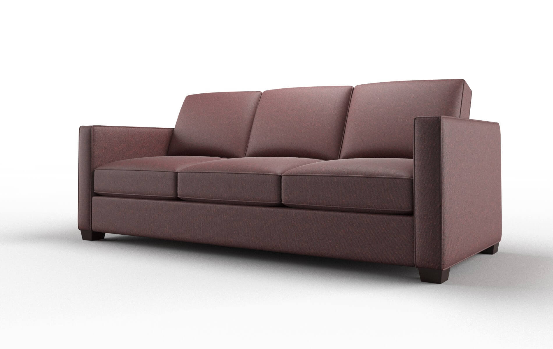 Calgary Derby Berry Sofa espresso legs 4