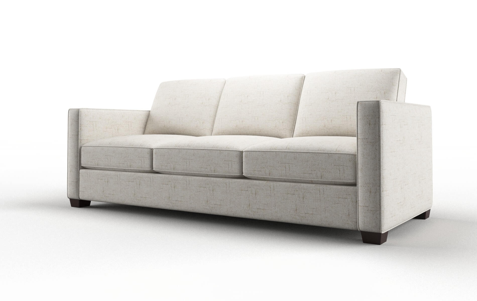 Calgary Derby Taupe Sofa espresso legs 4