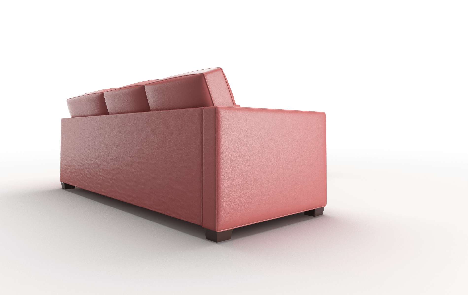 Calgary Dillion Cordovan Sectional espresso legs 3