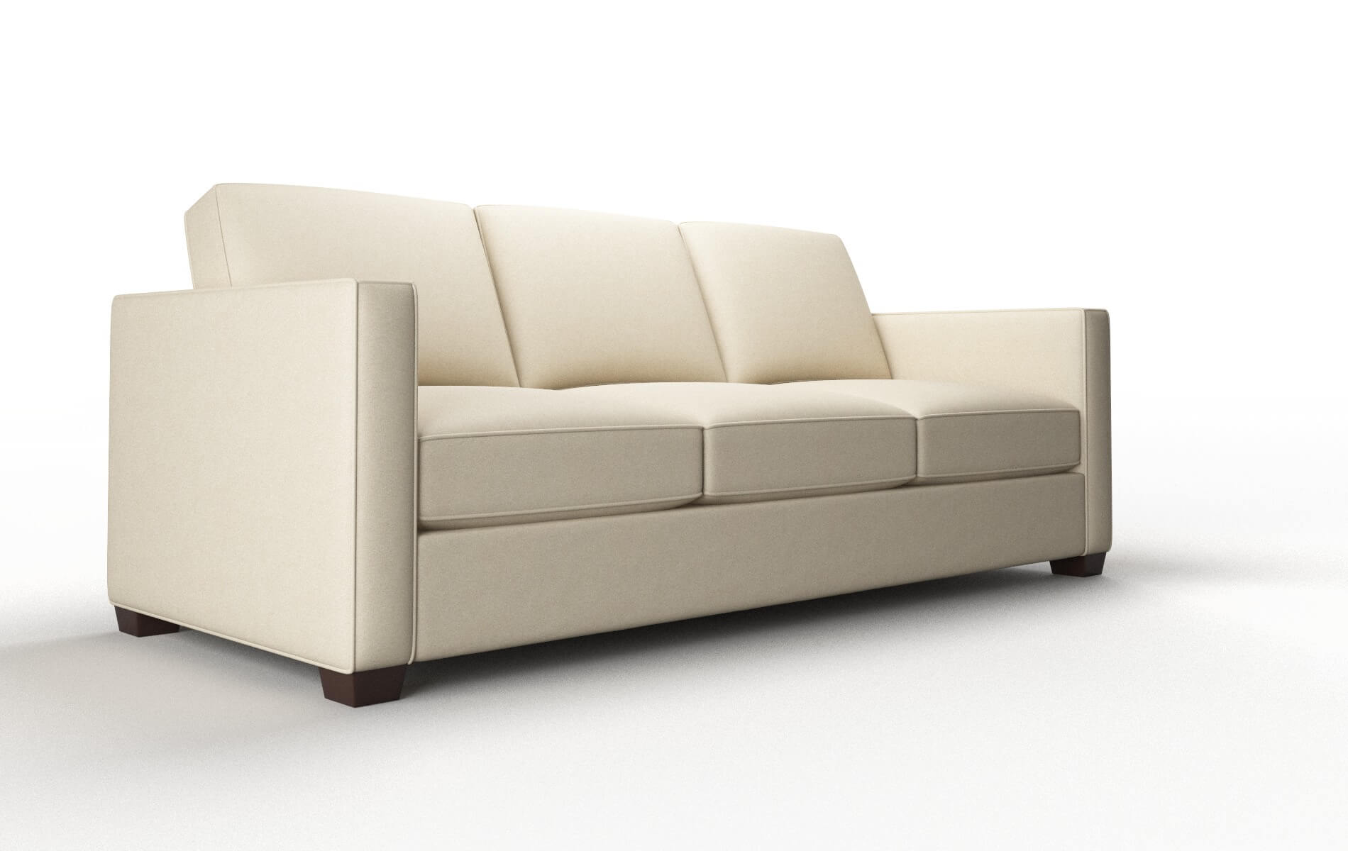 Calgary Dream_d Almond Sofa espresso legs 2