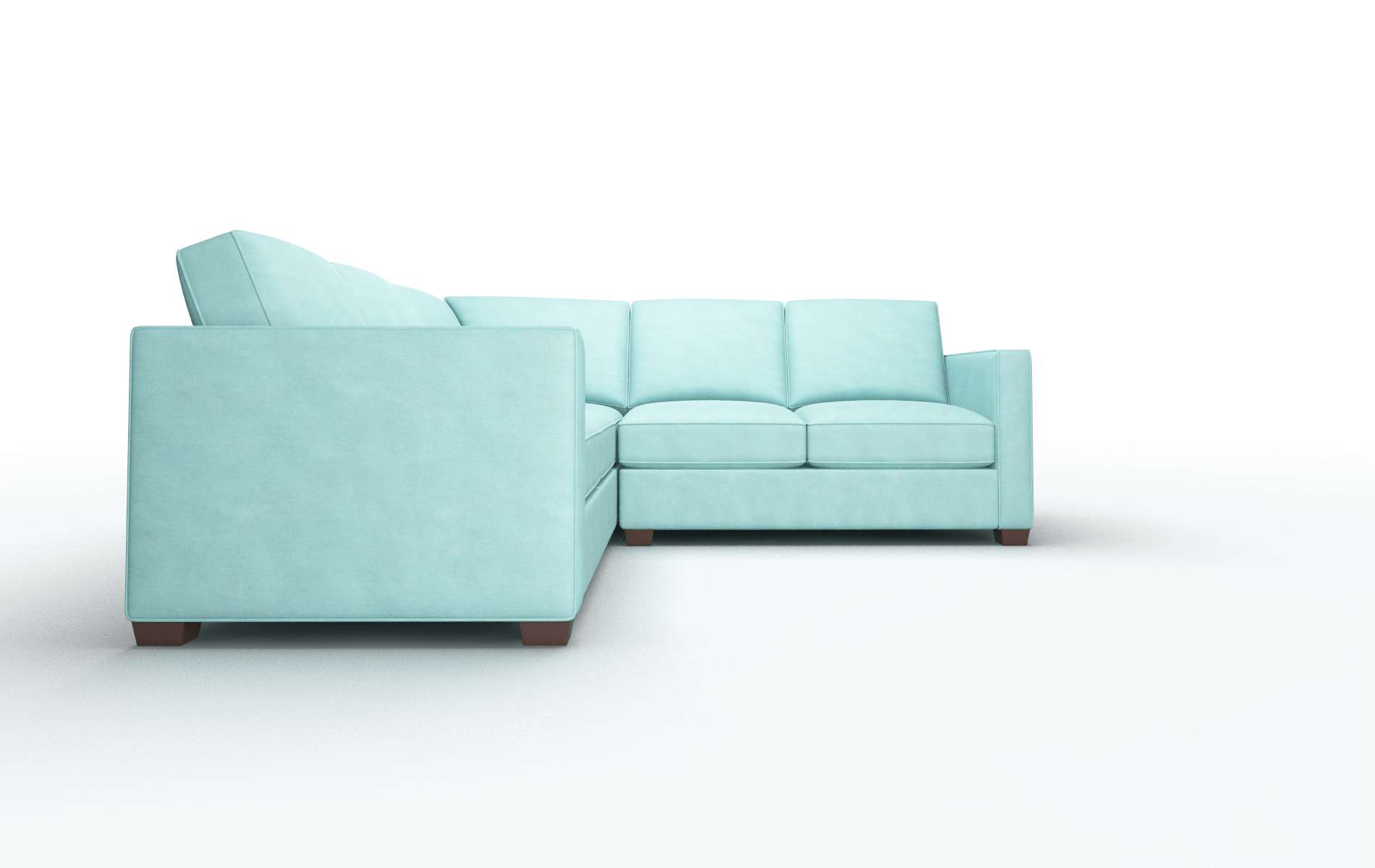 Calgary Dream_d French_blue Sectional espresso legs 2