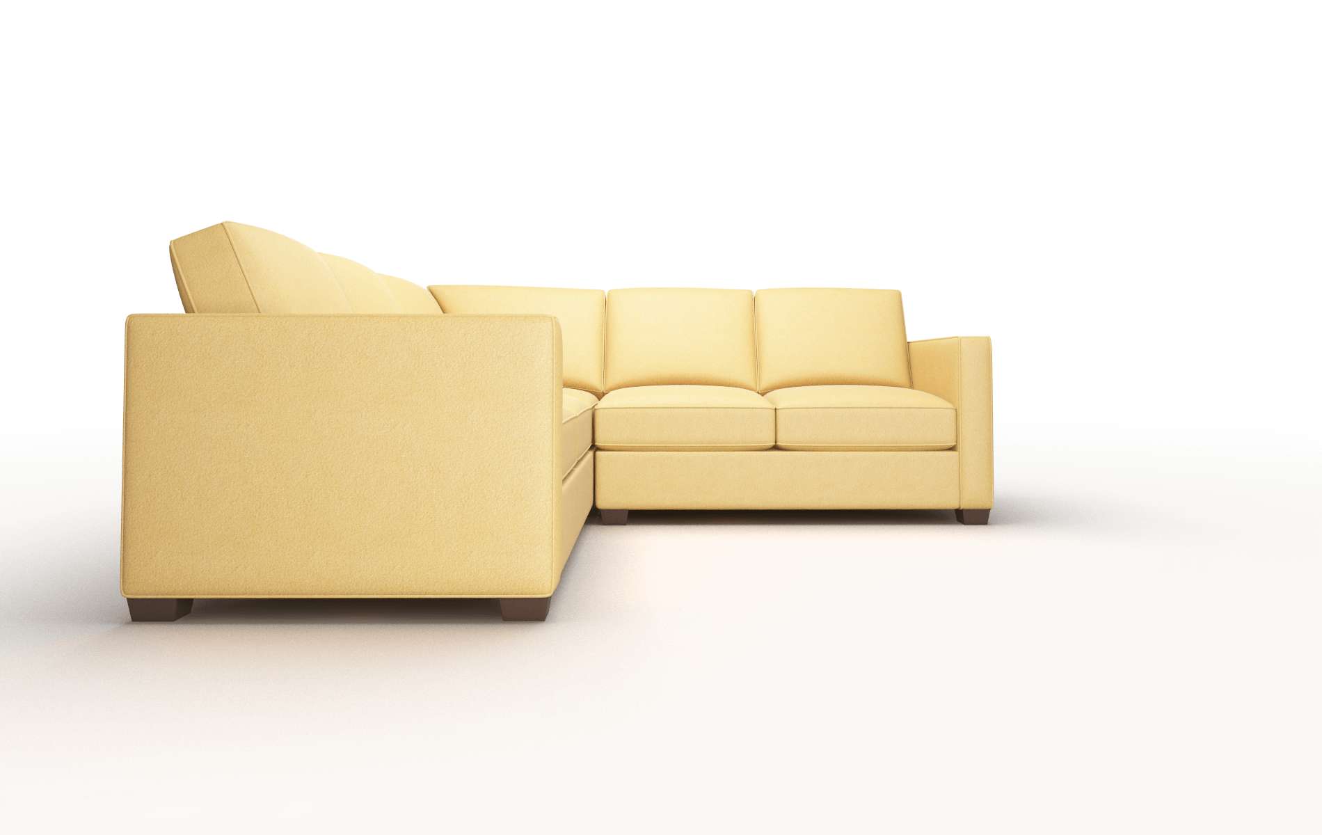 Calgary Dream_d Sunflower Sectional espresso legs 2