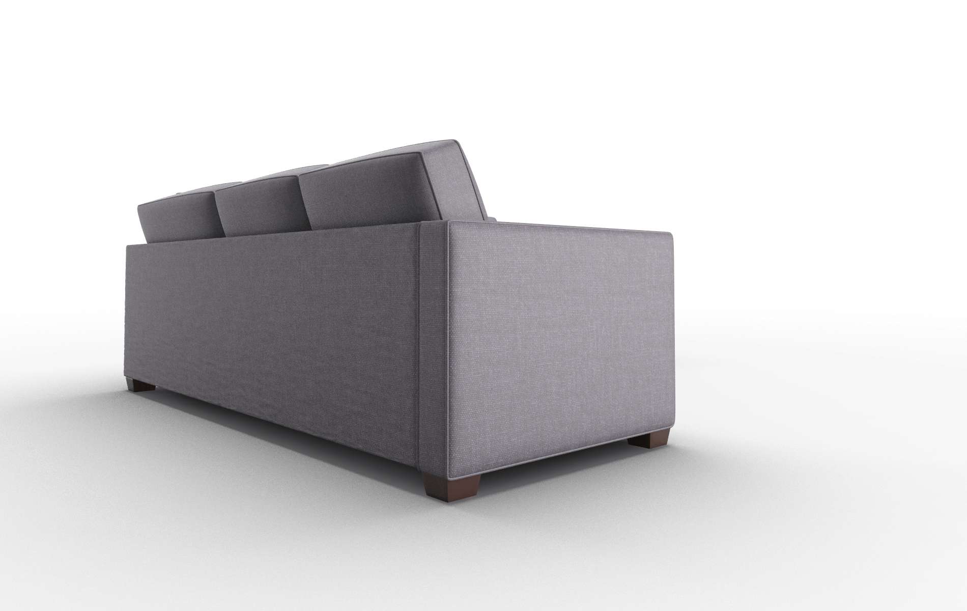 Calgary Durham Ink Sectional espresso legs 3