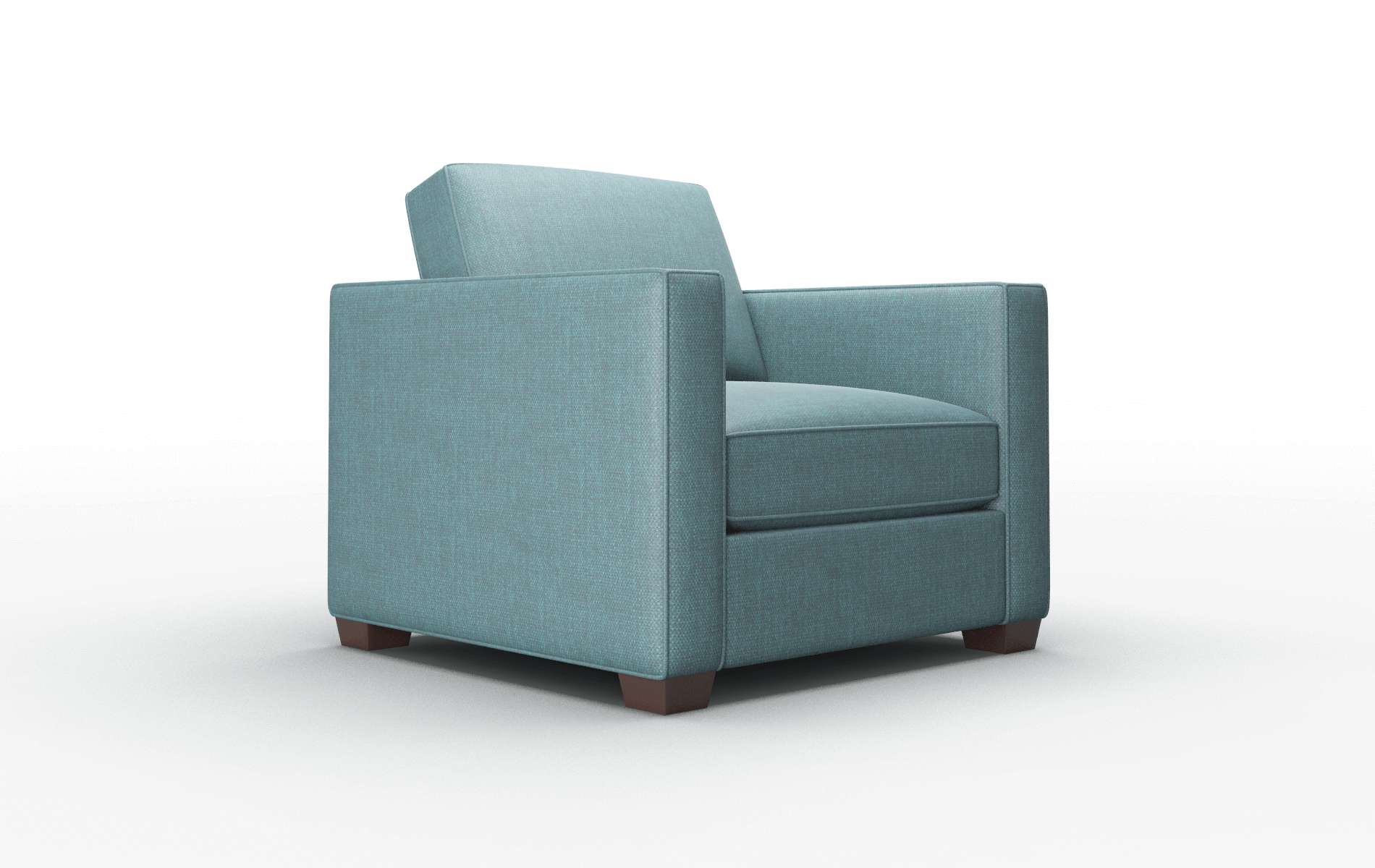 Calgary Elliot Teal Chair espresso legs 2