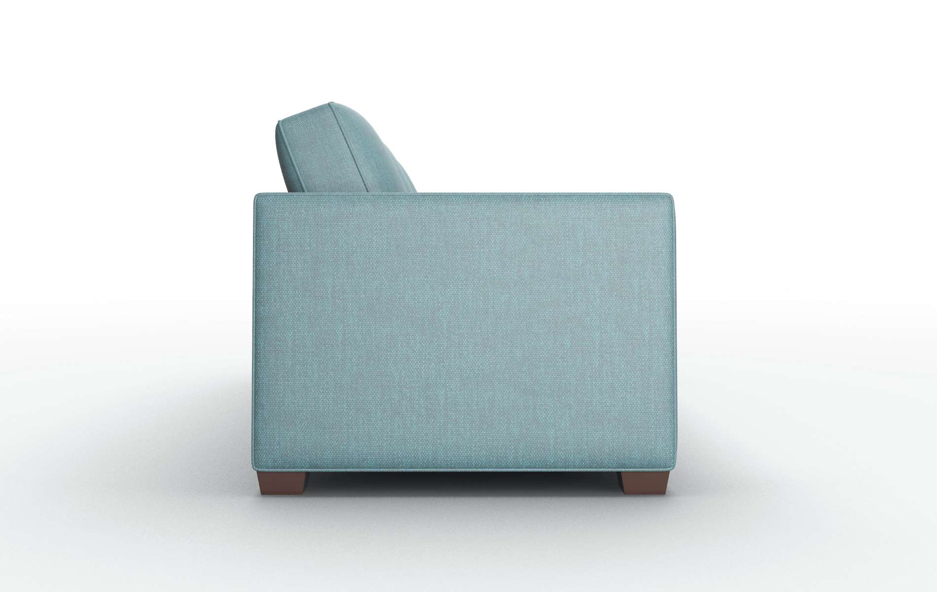 Calgary Elliot Teal Sofa espresso legs 3