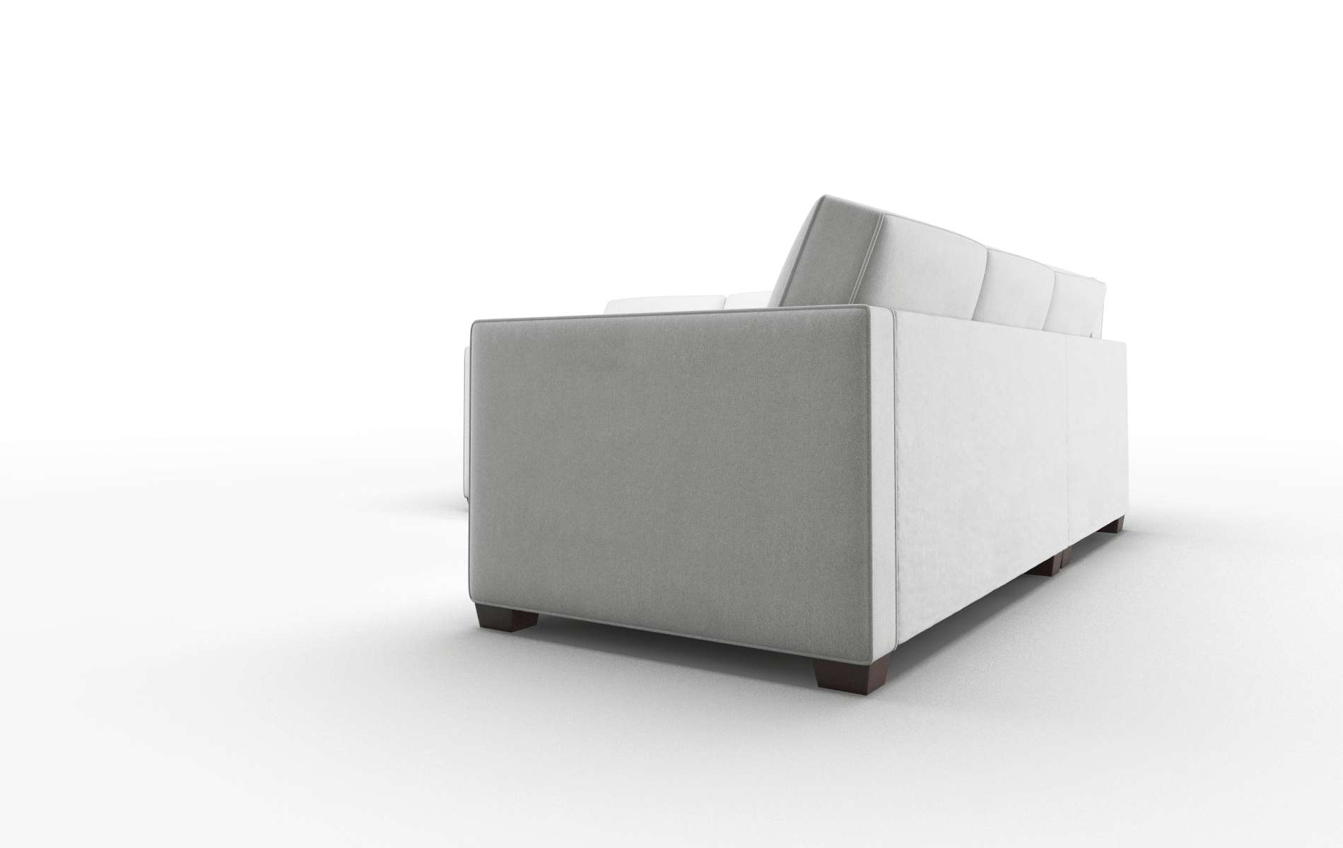 Calgary Geo Sterling Sectional espresso legs 4