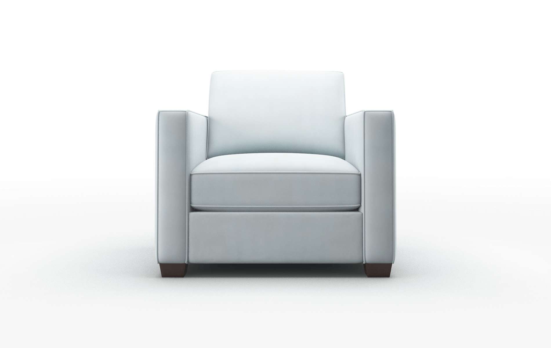 Calgary Hathaway aqua Chair Espresso Legs  1