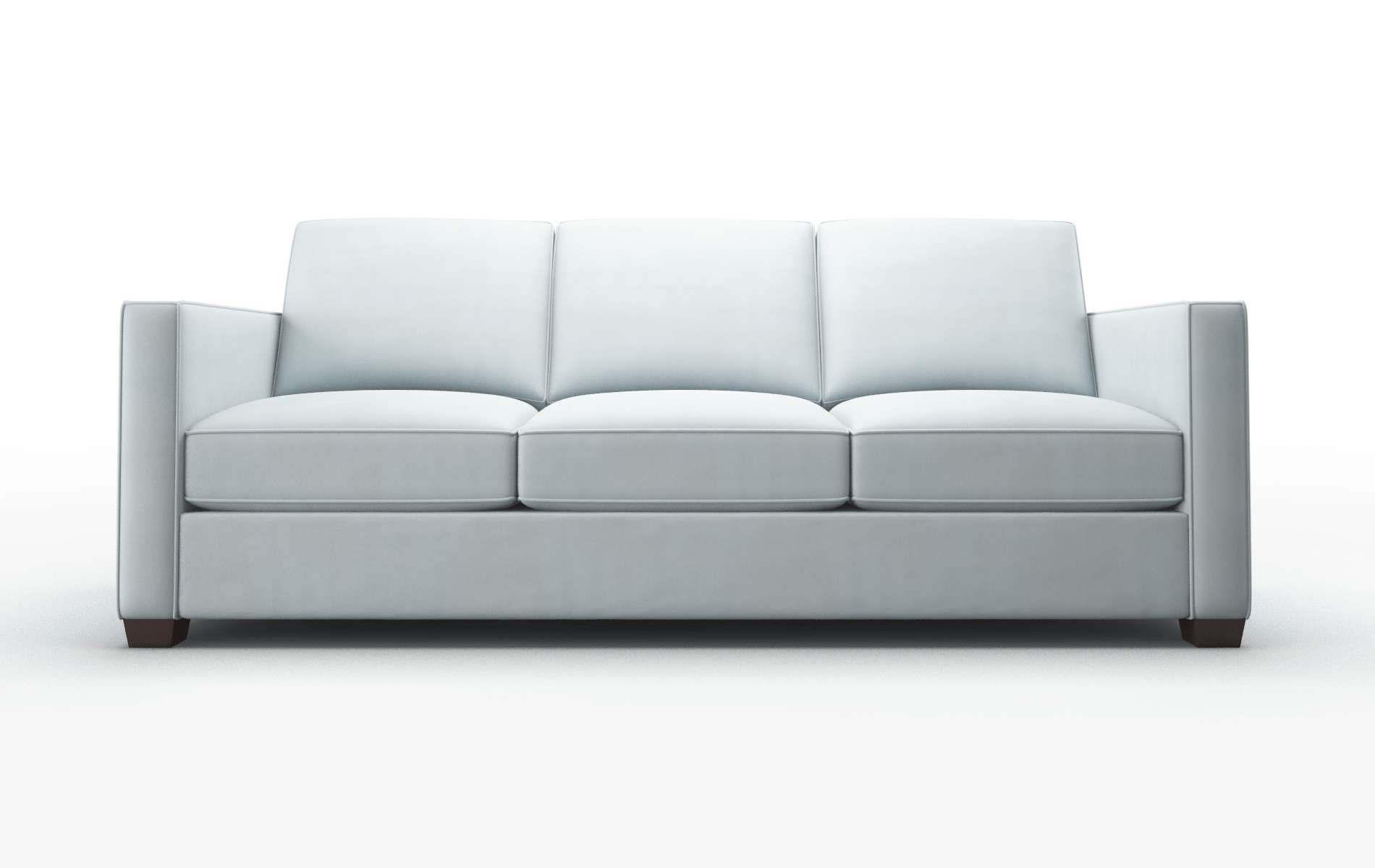 Calgary Hathaway aqua Sofa Espresso Legs  1