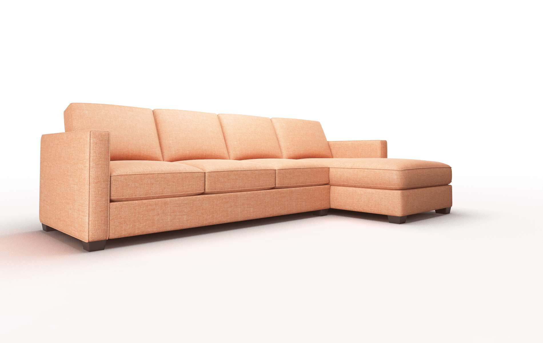 Calgary Hepburn Appricot Panel espresso legs 2