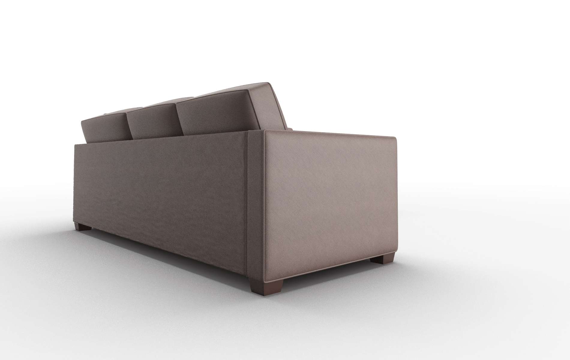 Calgary Insight Cafe Sectional espresso legs 3