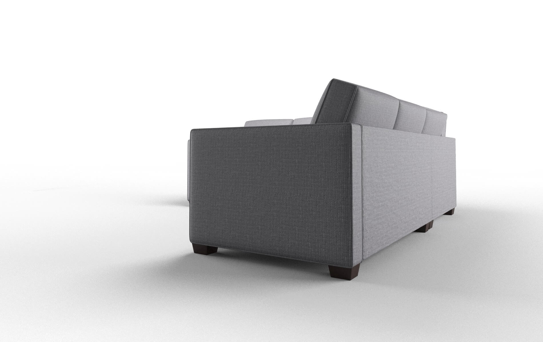 Calgary Insight Denim Sectional espresso legs 4