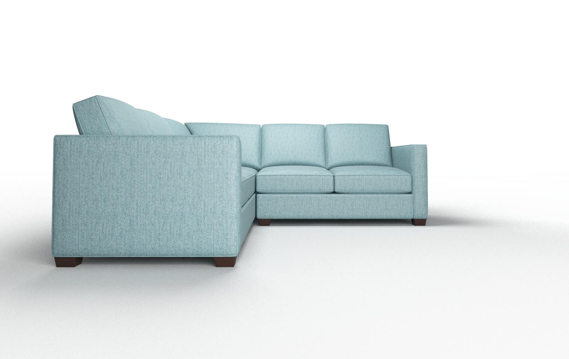 Calgary Insight Peacock Sectional espresso legs 2