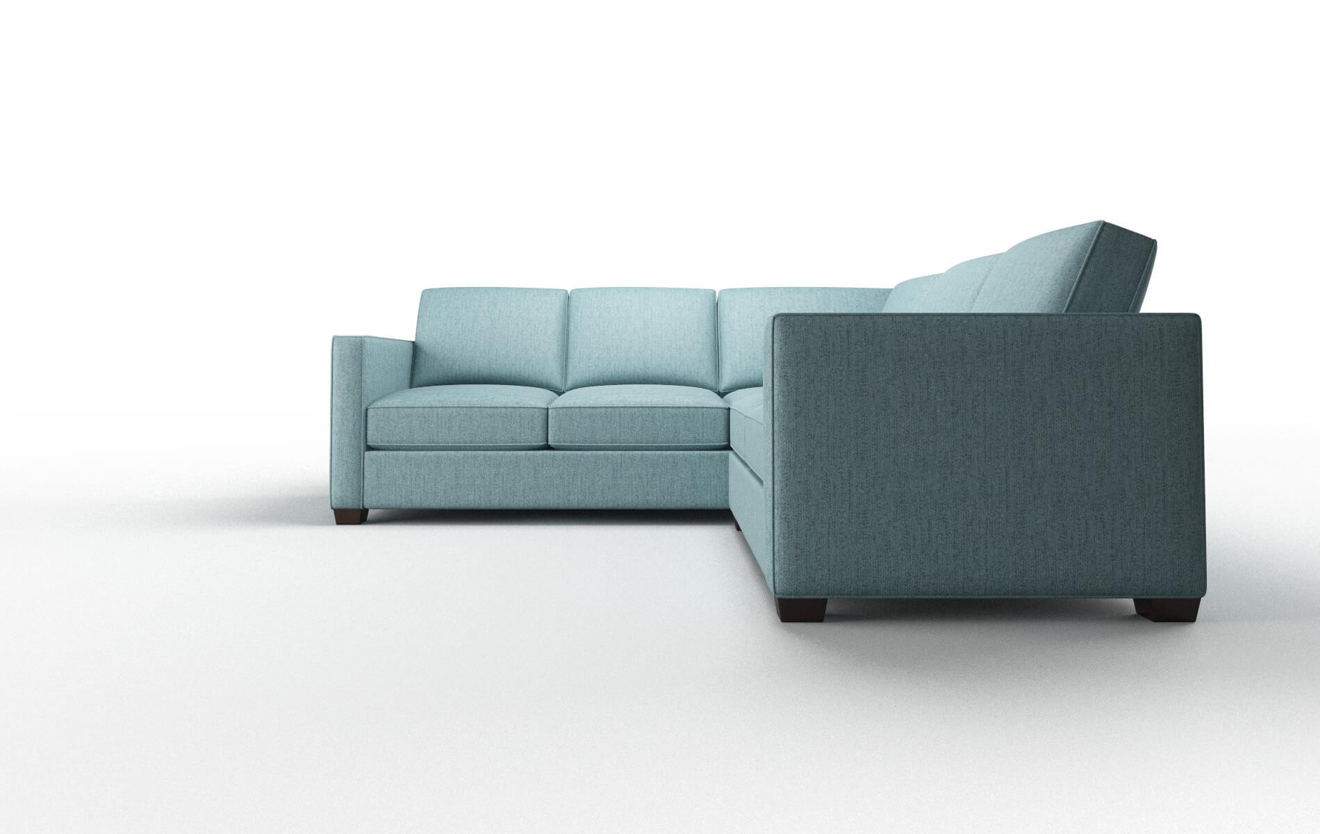 Calgary Insight Peacock Sectional espresso legs 5
