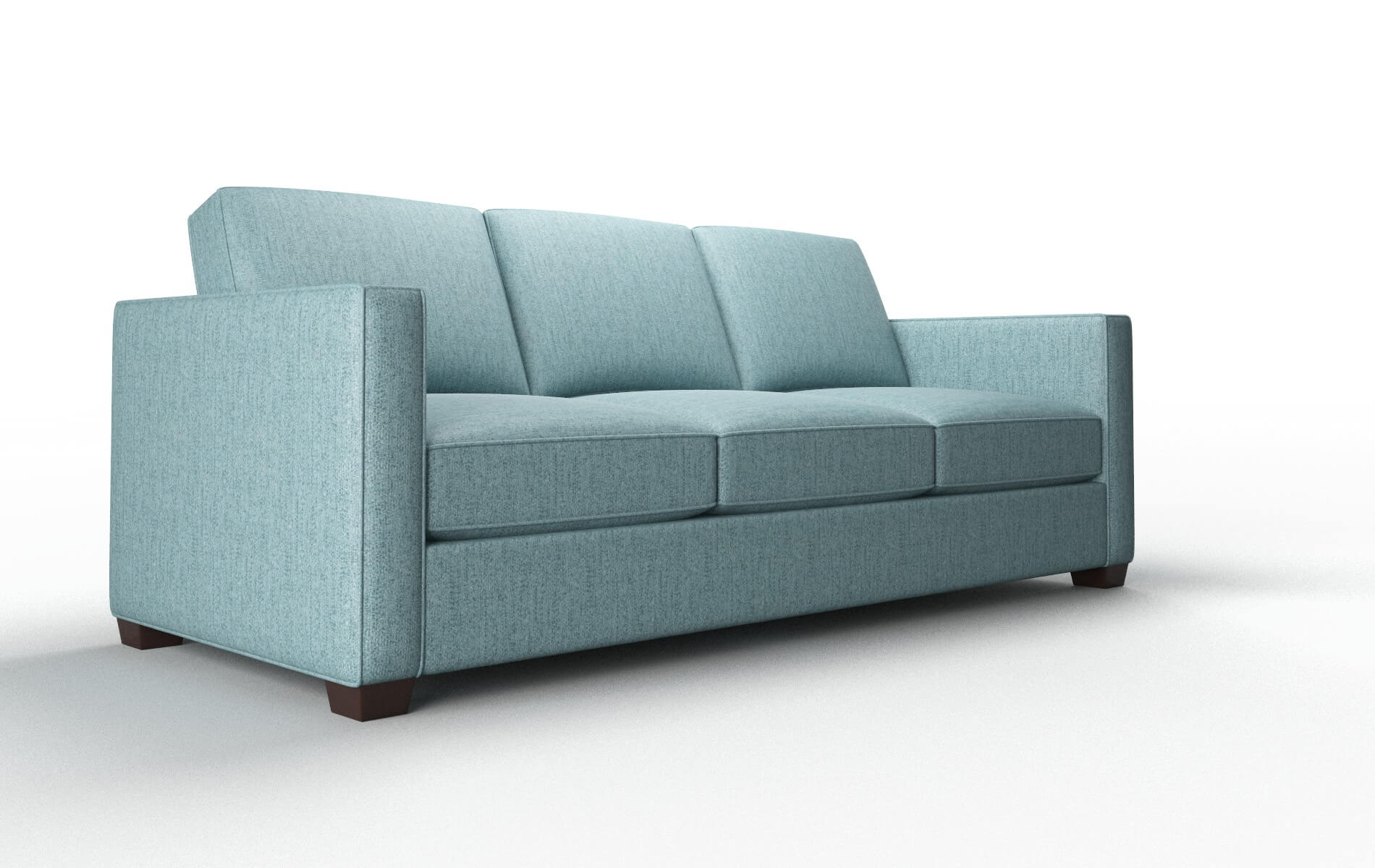 Calgary Insight Peacock Sofa espresso legs 2