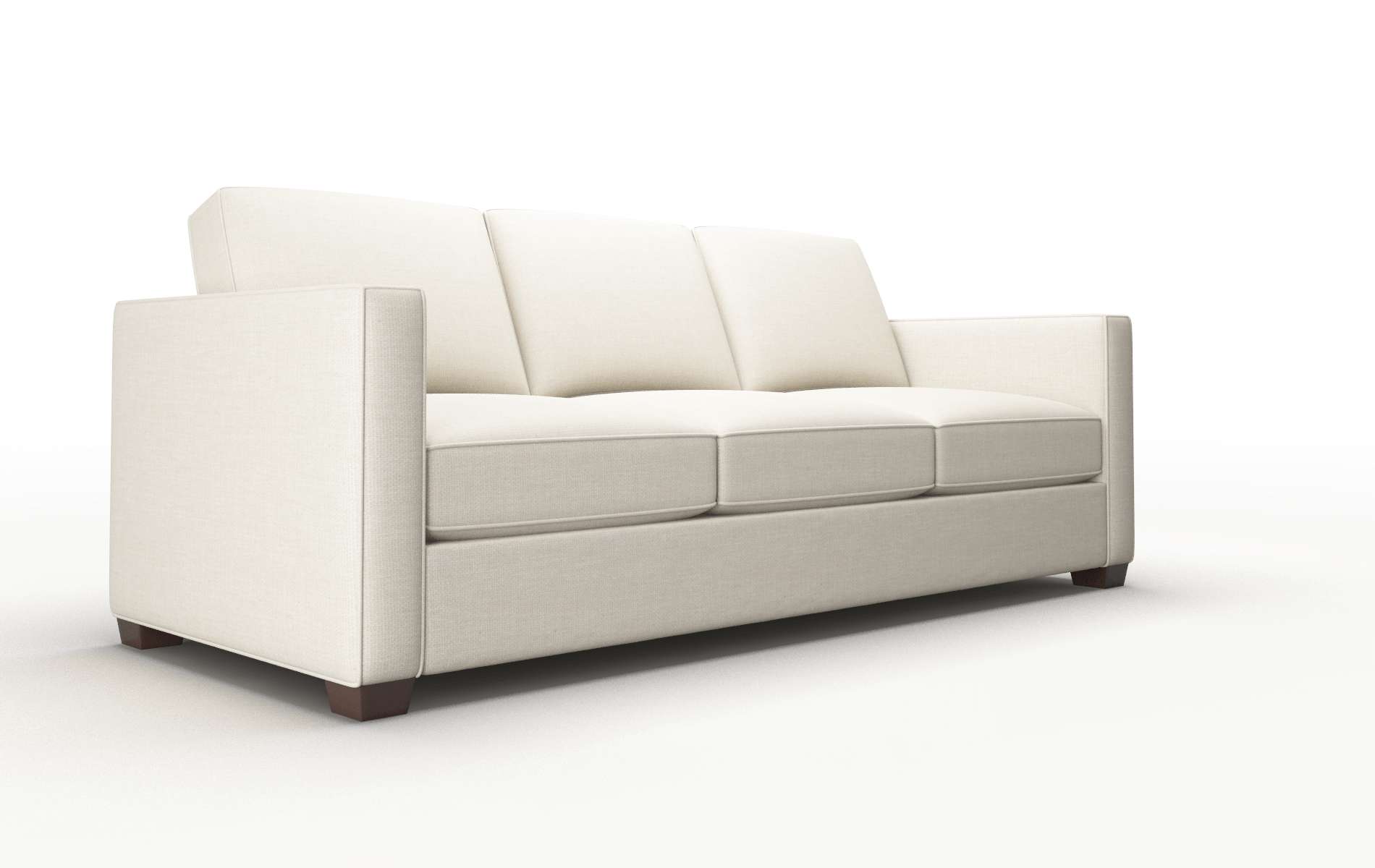 Calgary Keylargo Almond Sofa espresso legs 2