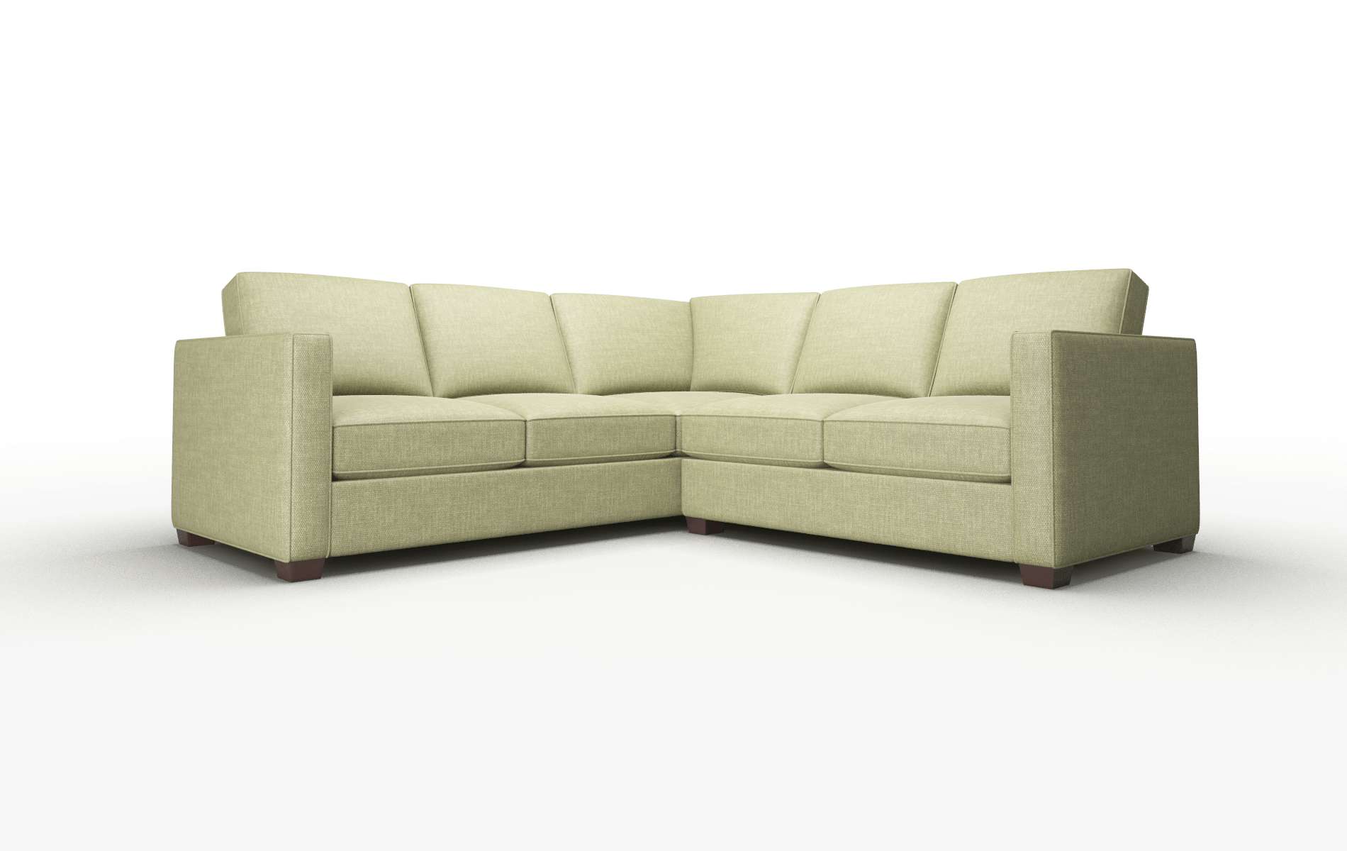 Calgary Keylargo grass Sectional Espresso Legs  1