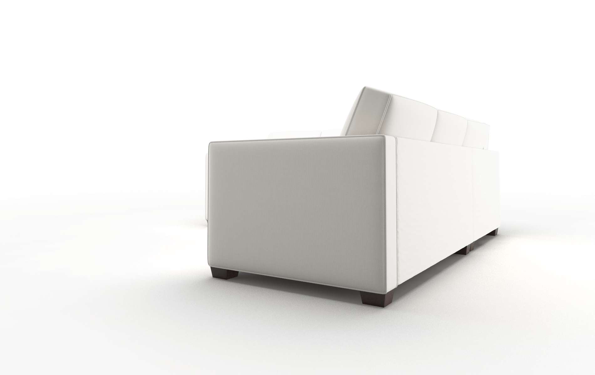 Calgary Keylargo Oatmeal Sectional espresso legs 4