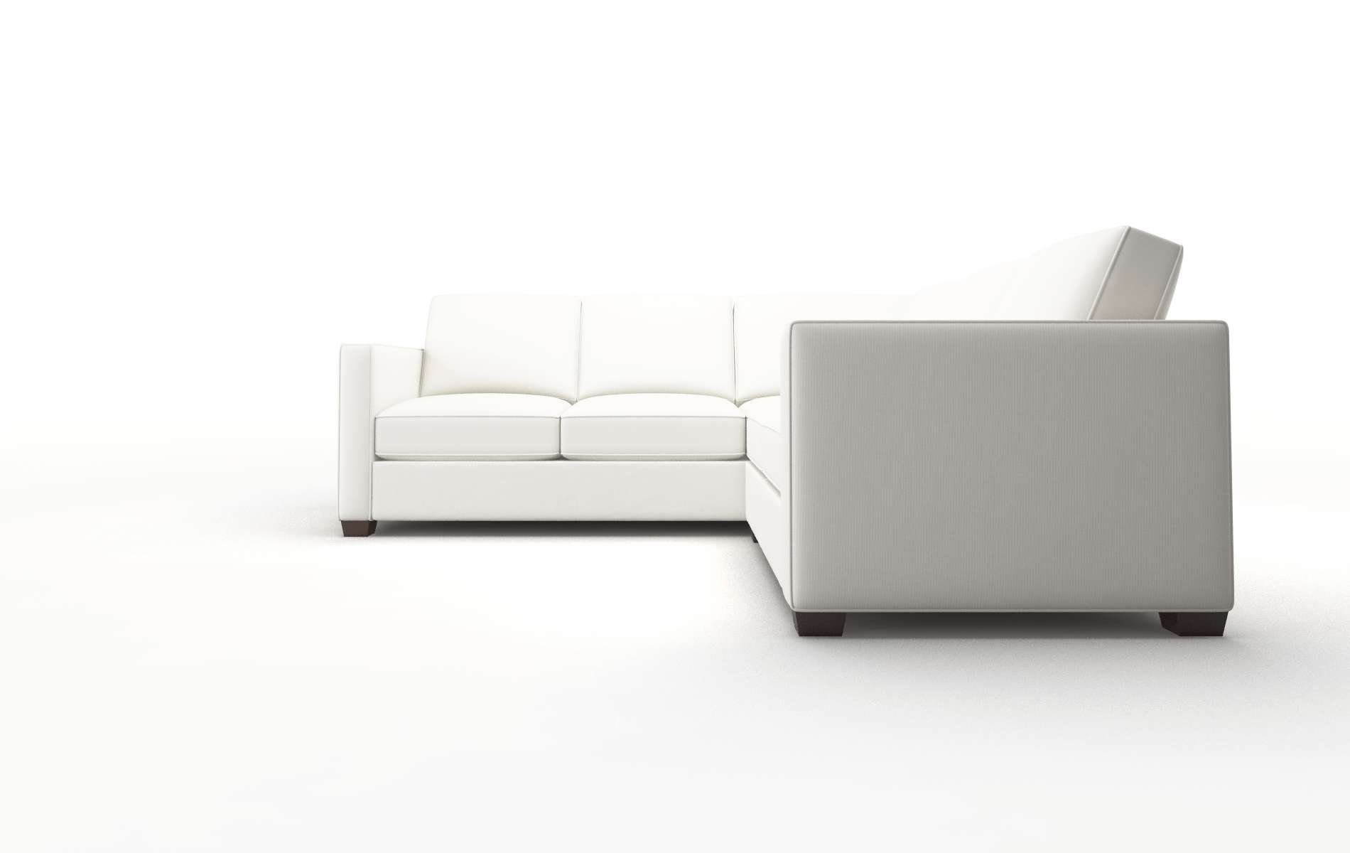 Calgary Keylargo Oatmeal Sectional espresso legs 5