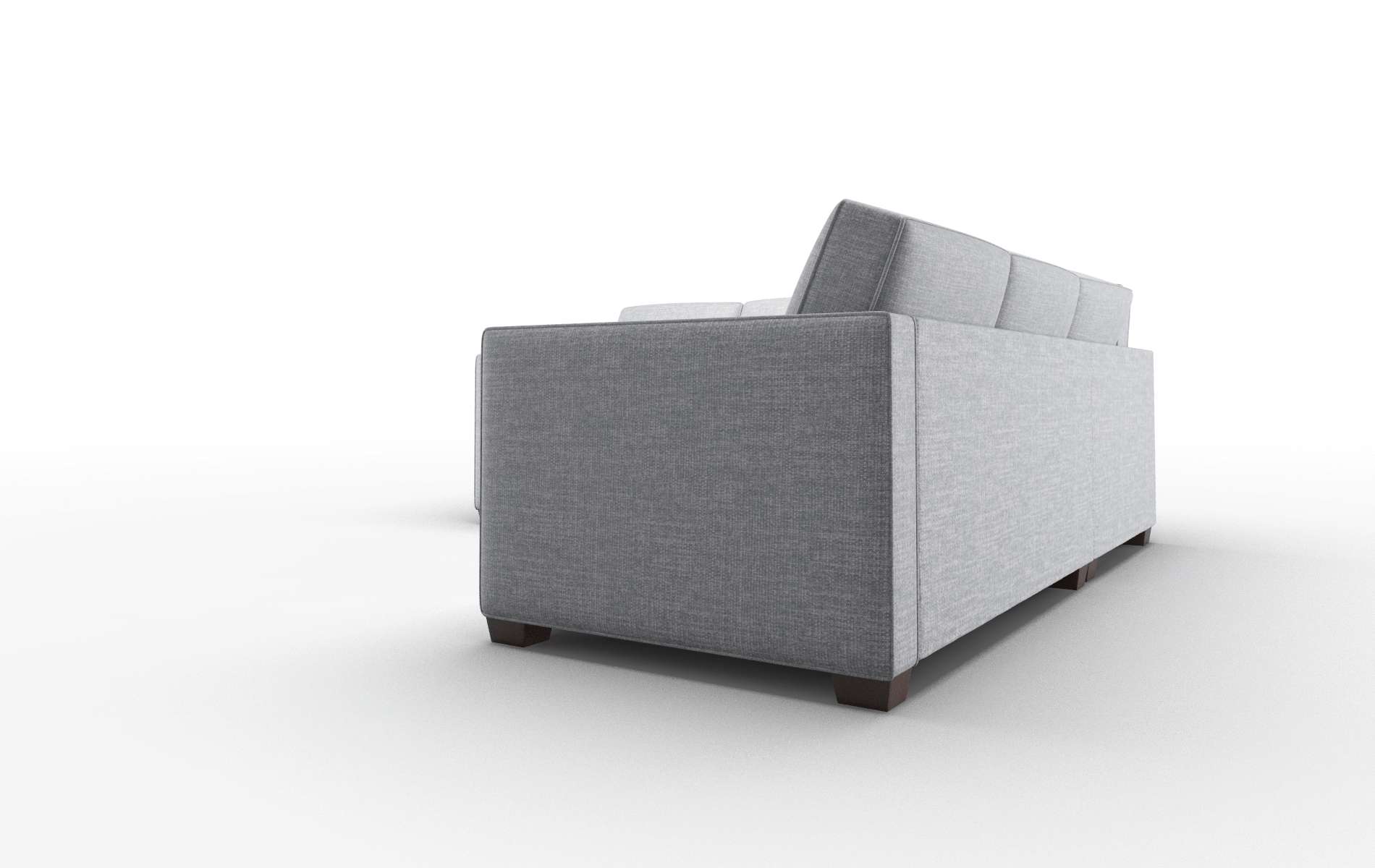 Calgary Lana Ash Sectional espresso legs 4