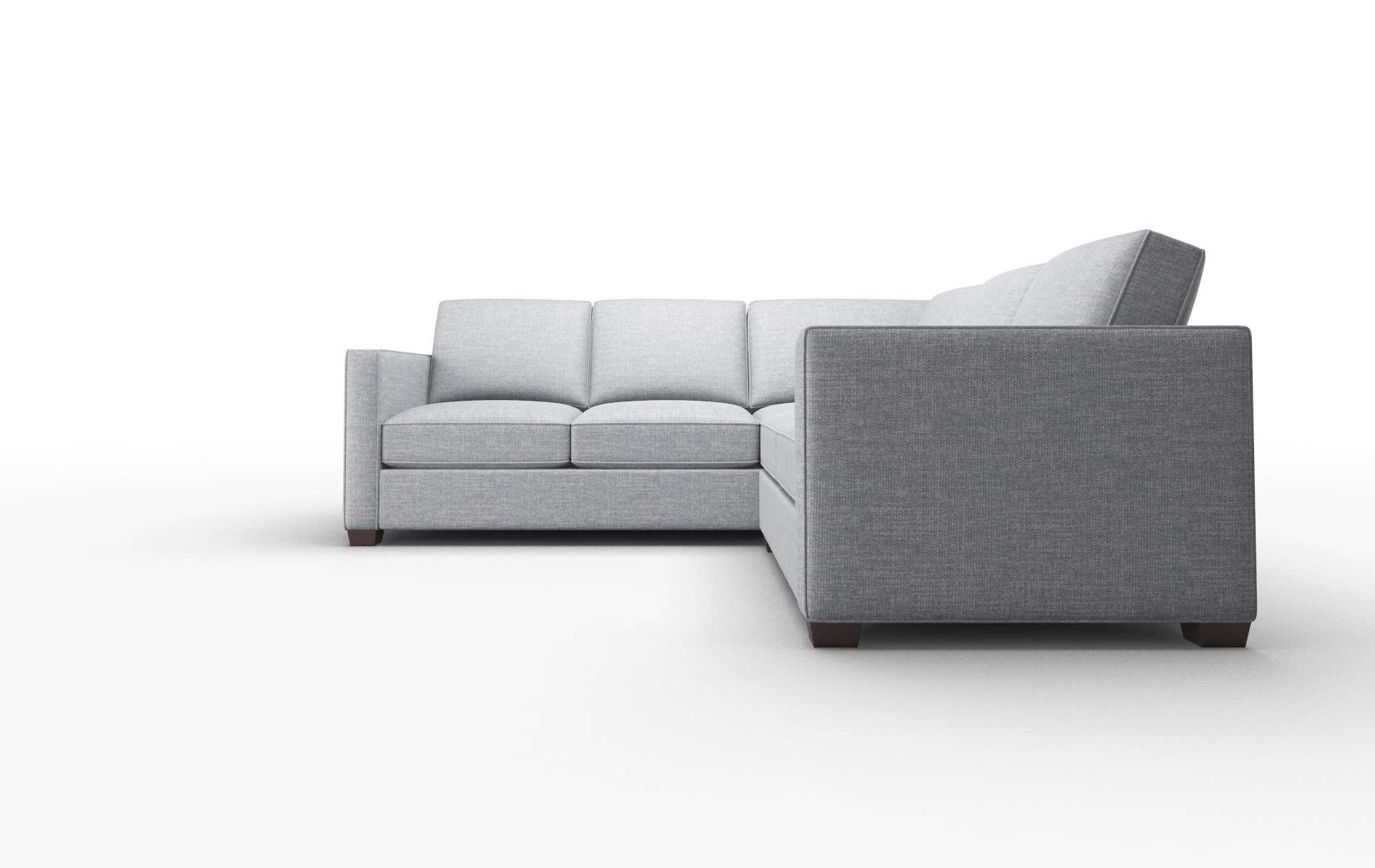 Calgary Lana Ash Sectional espresso legs 5
